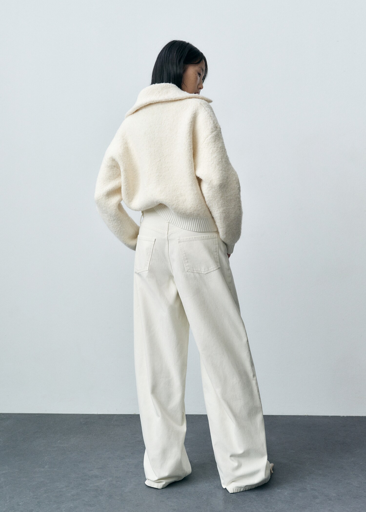 Jean wideleg zippé - Verso de l’article