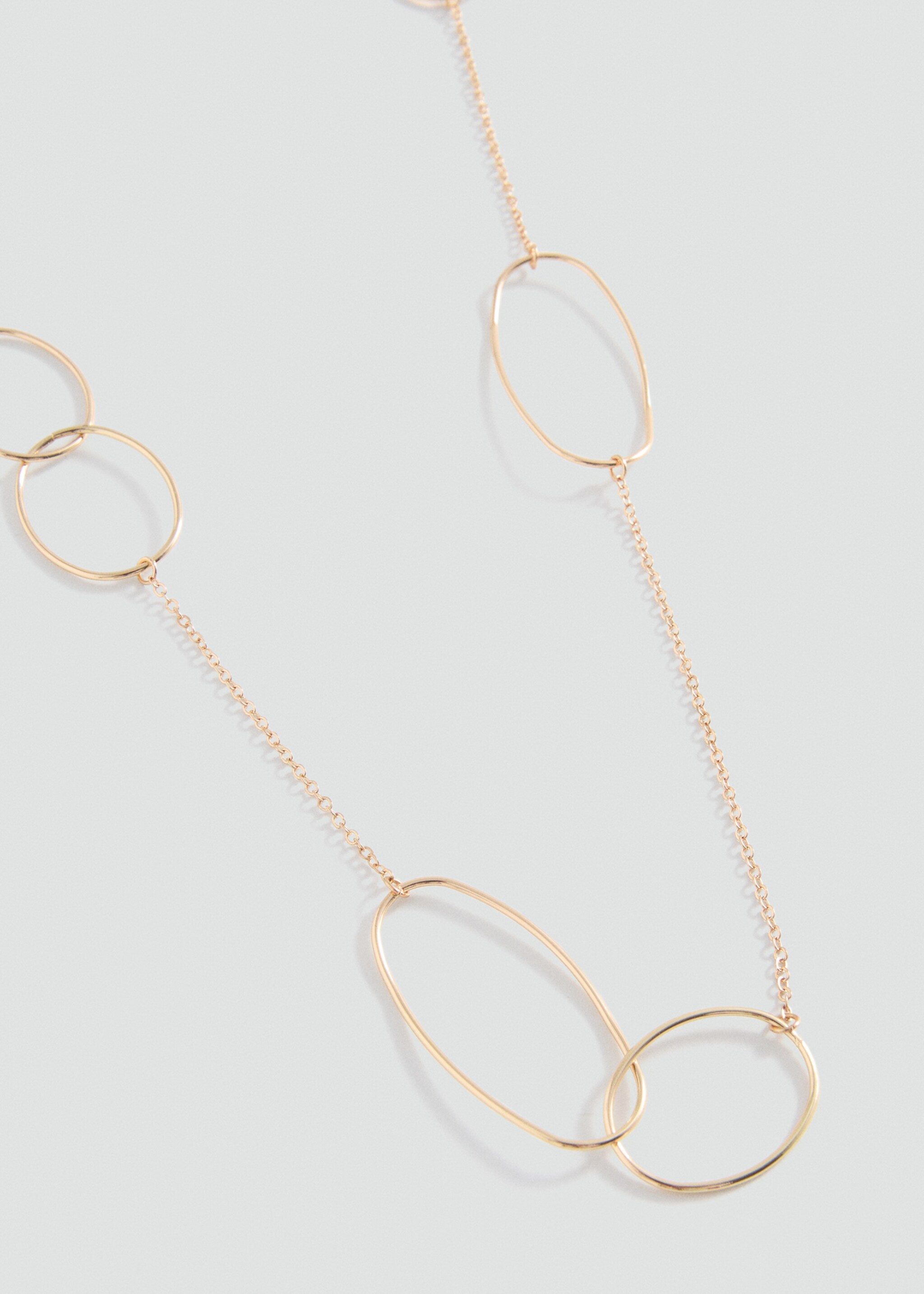 Kette mit verschiedenen Perlen - Mittlere Ansicht, Gold. Ref: 87003300-00.