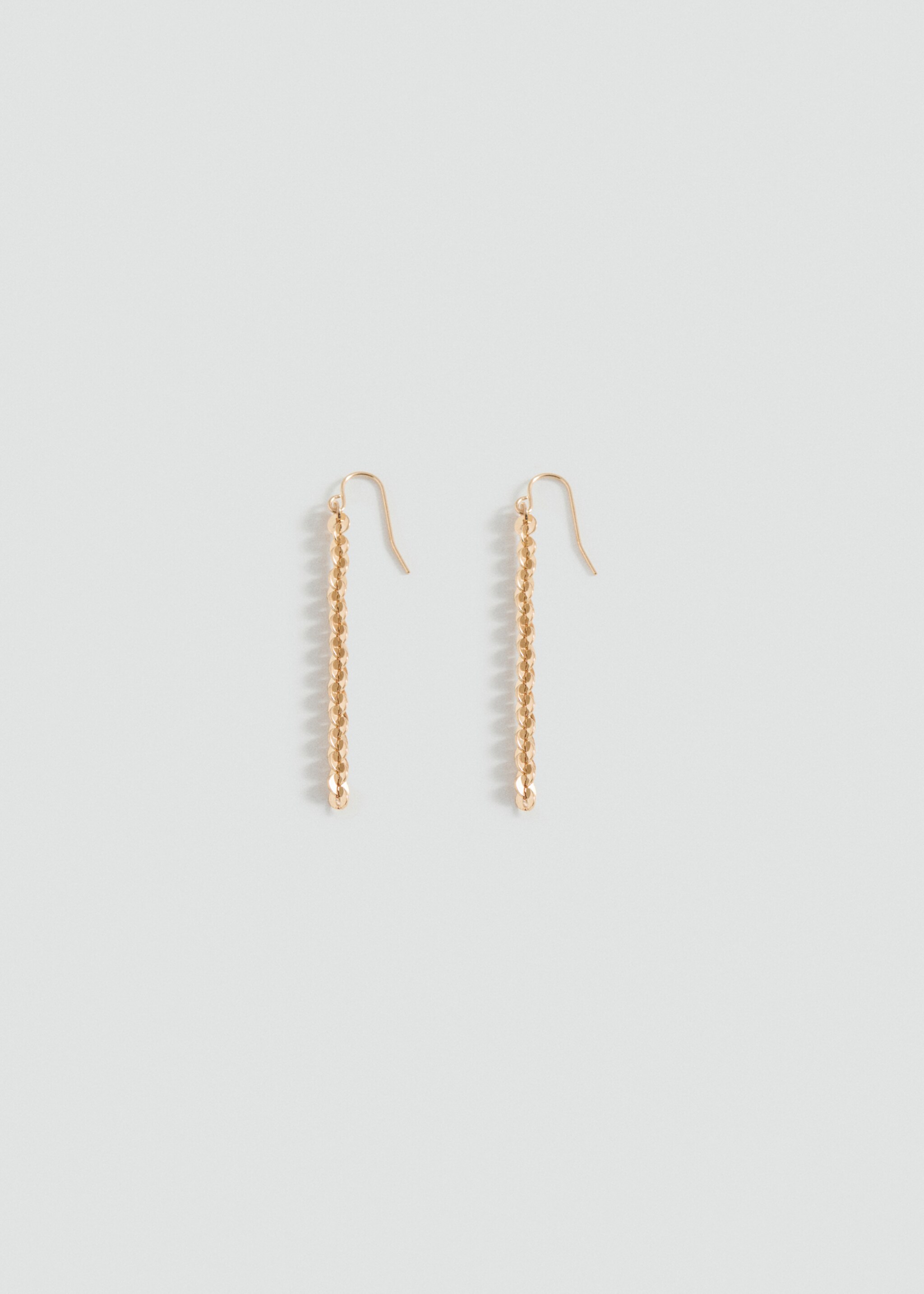 Long circle earrings - Article without model, Gold. Ref: 87003303-00.