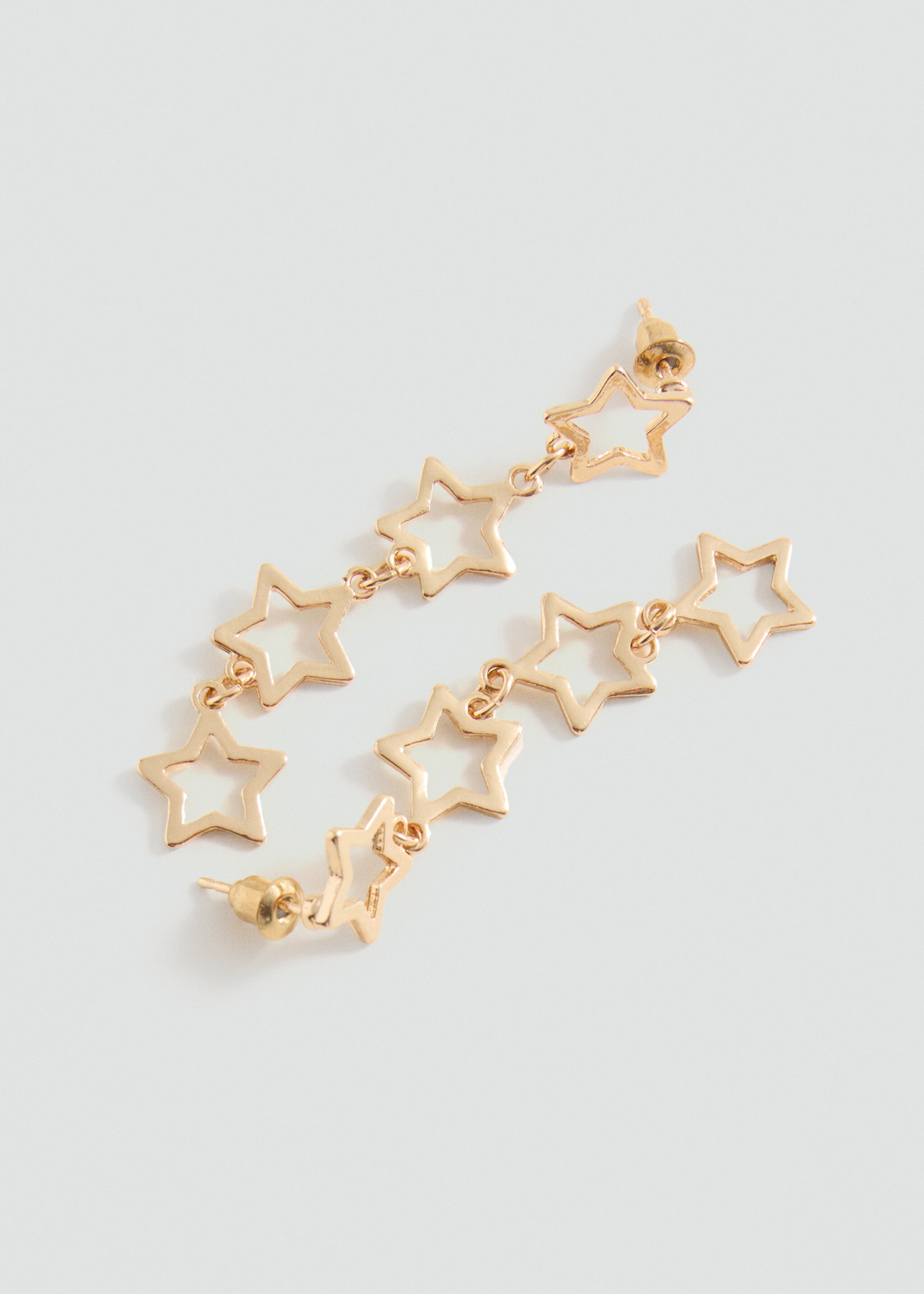 Σκουλαρίκια μακριά αστέρια - Μεσαίο πλάνο, Χρυσό. Ref: 87003305-00.