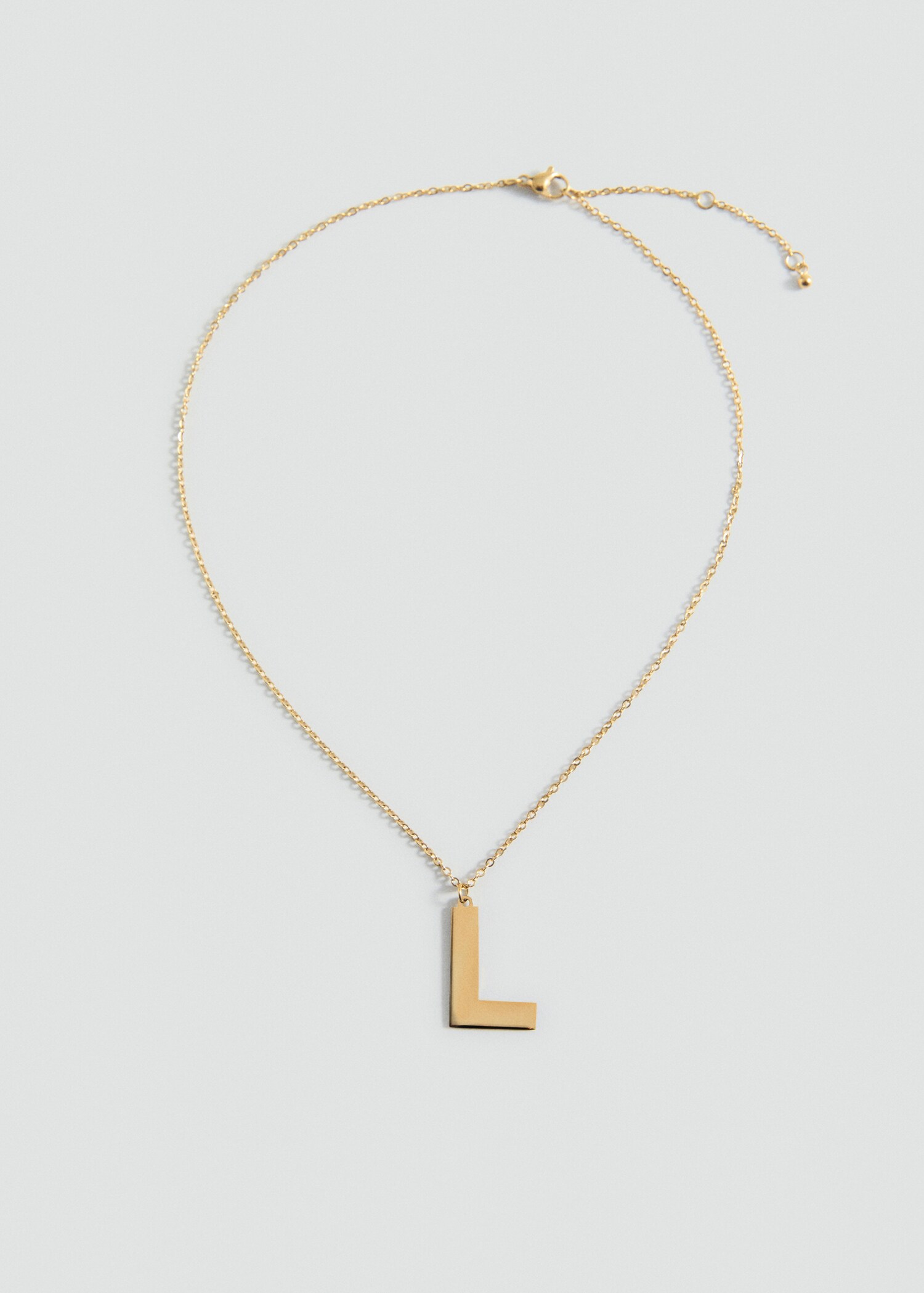 Letter Pendant Necklace - Article without model