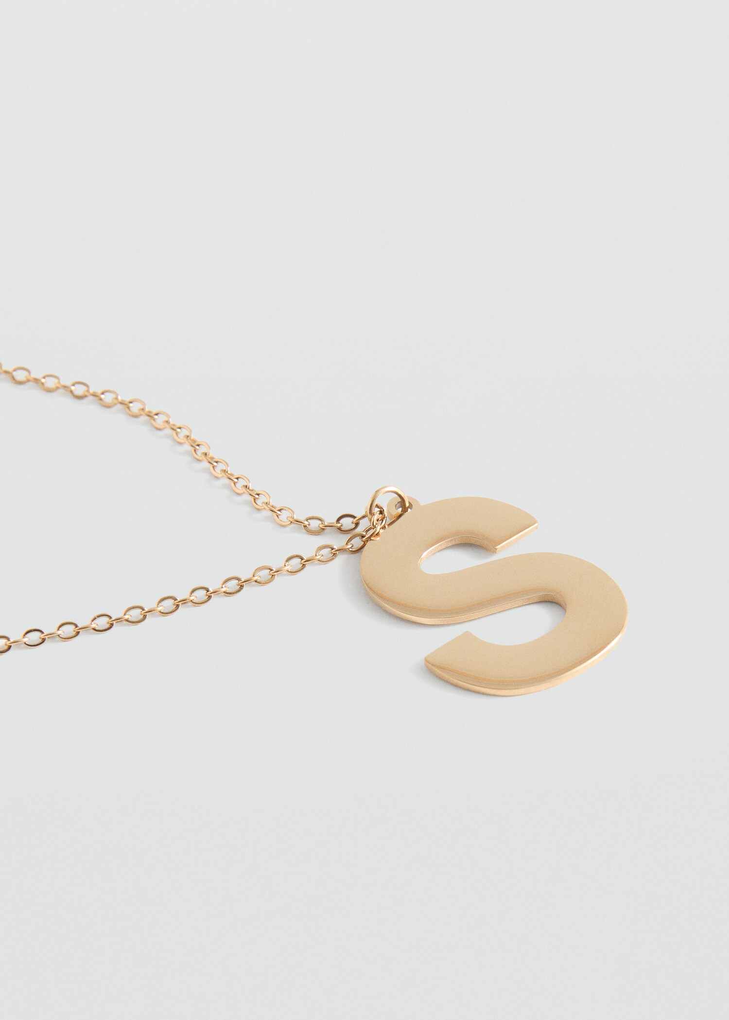 Ketting met letterhanger - Middenvlak