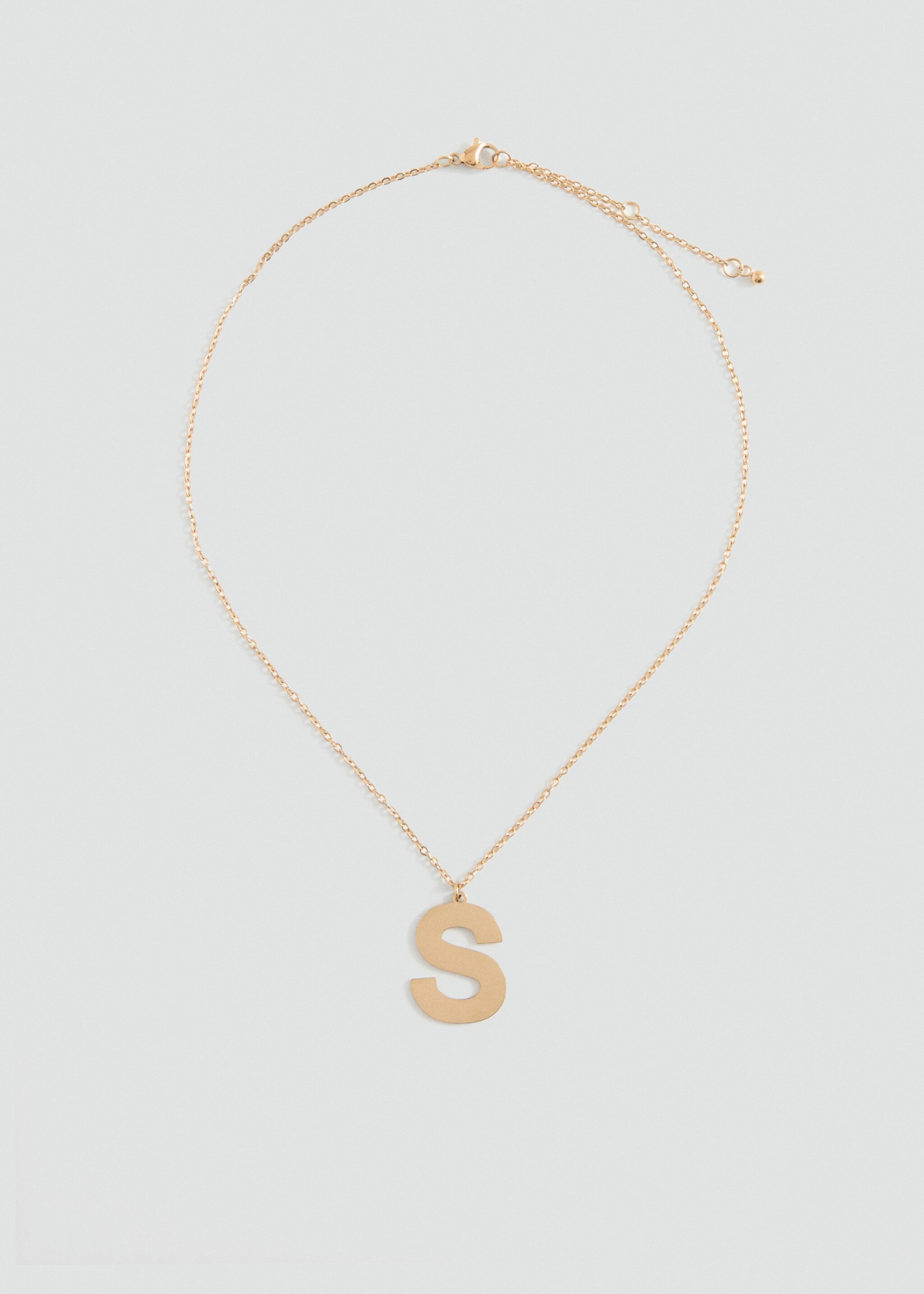 Ketting met letterhanger - Artikel zonder model, Goud. Ref: 87003316-00.