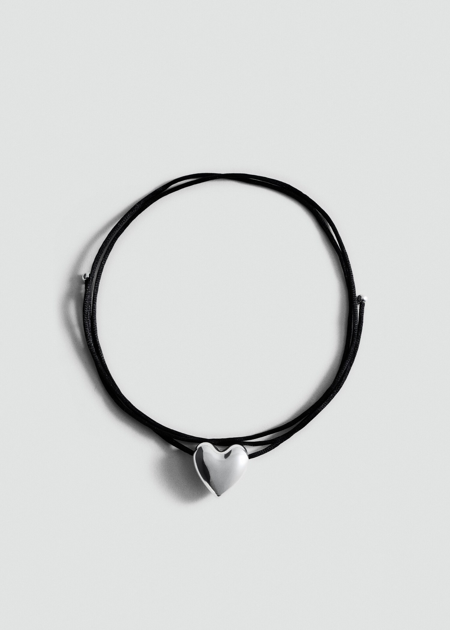 Heart cord necklace - Article without model