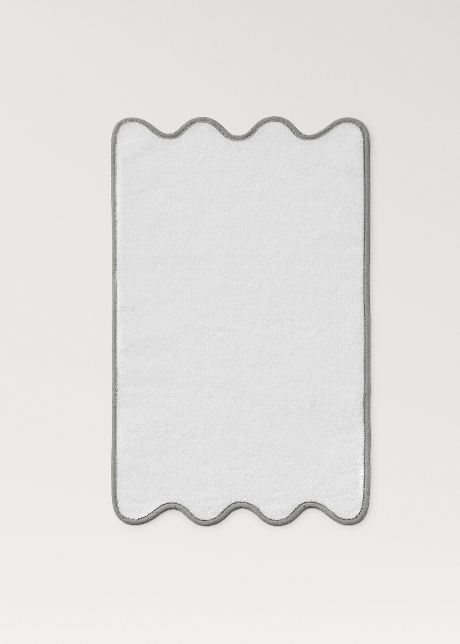 Rice-stitch hand towel with waves - Details of the article 4