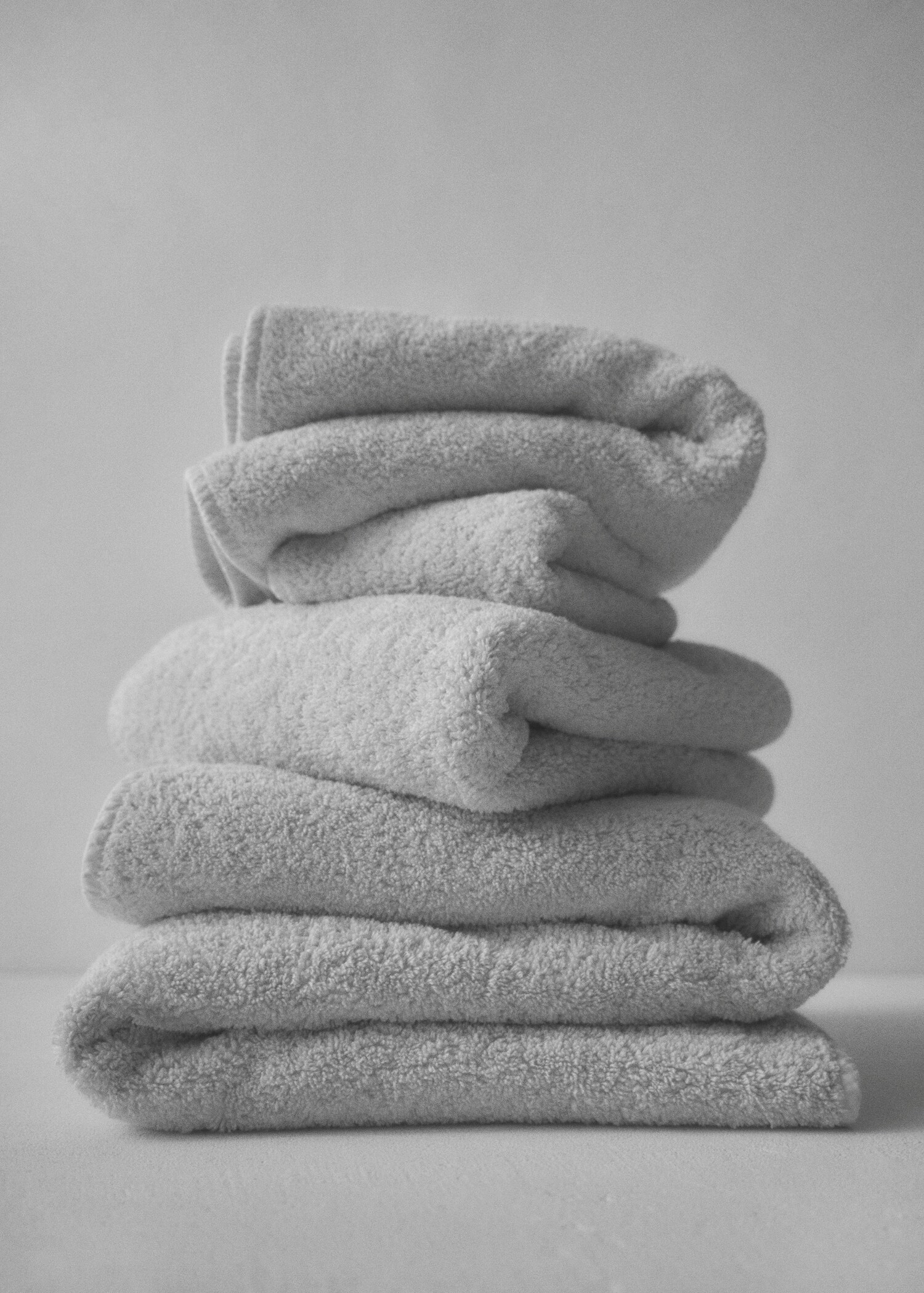 Washbasin towel with dyed piece - Details of the article 6