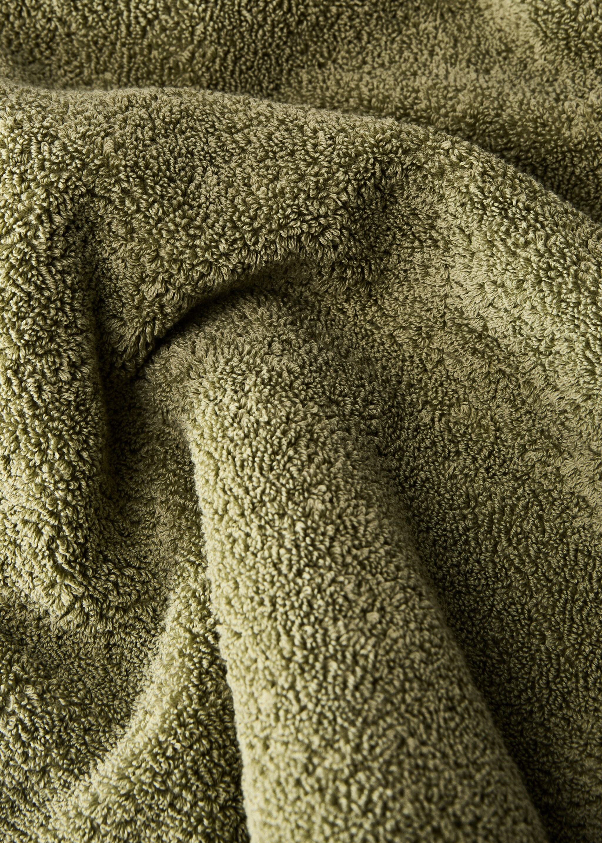 Serviette toilette teinture pièce - Détail de l'article 3, Vert. Ref: 87003331-00.