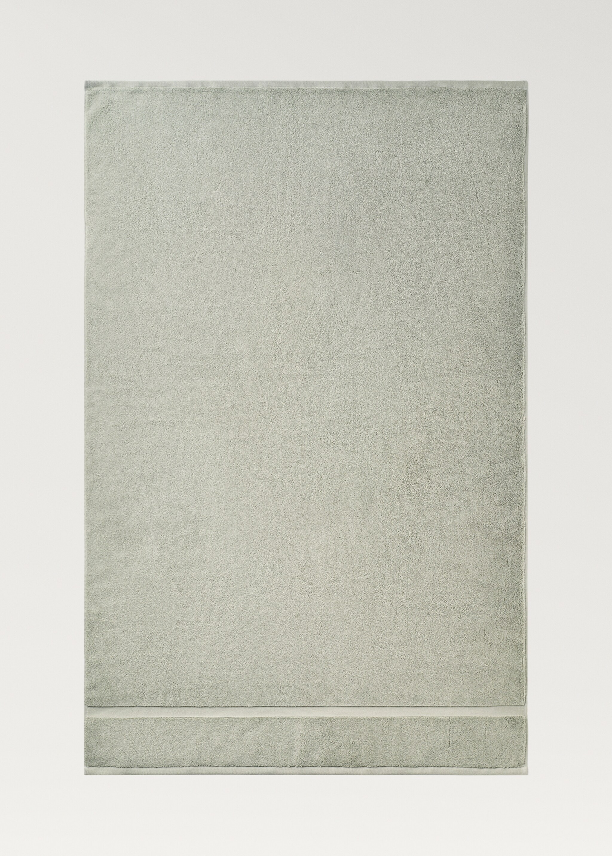 Extra soft bath towel - Details of the article 3, Mint Green. Ref: 87003351-00.