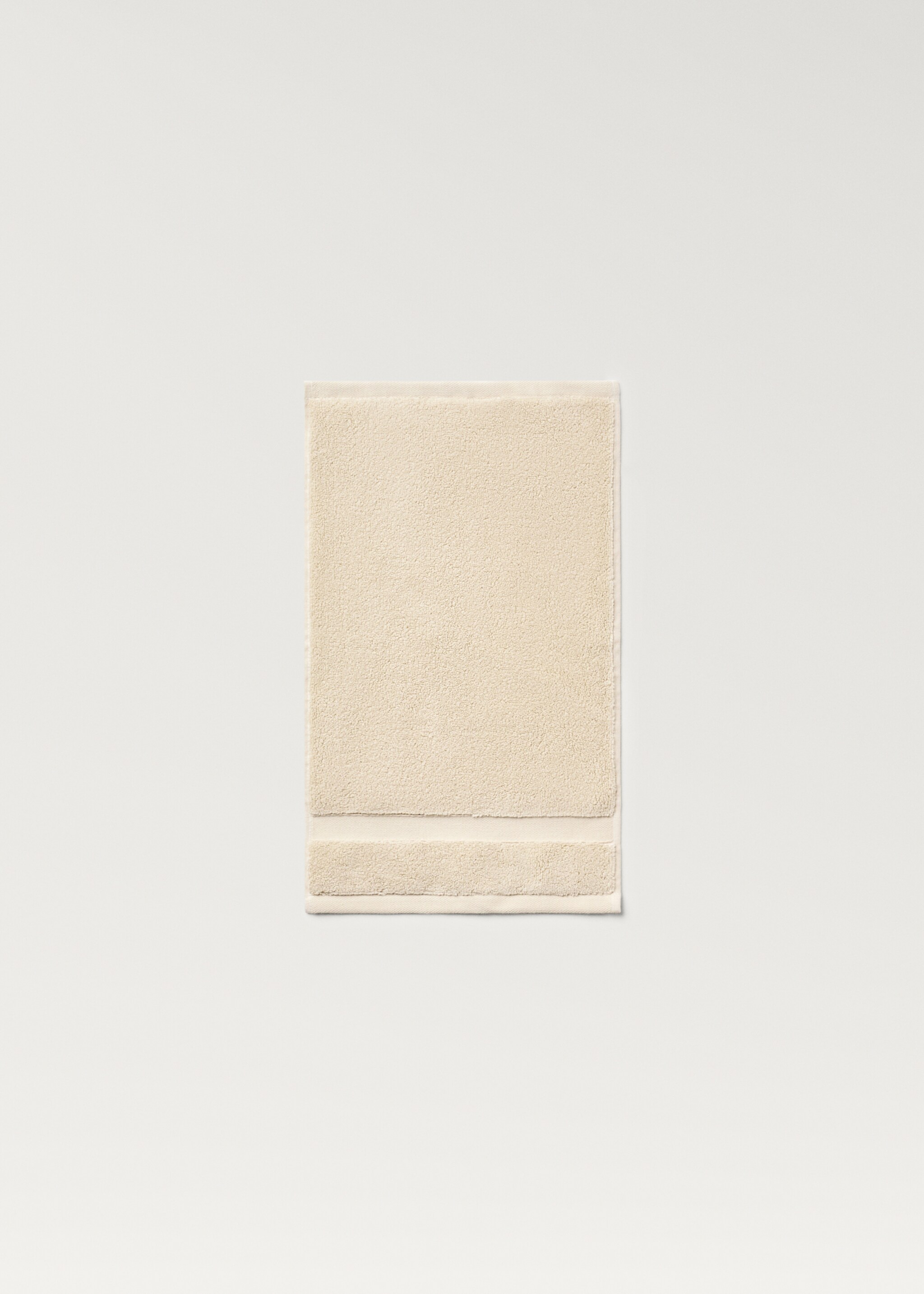 Extra-soft hand towel - Details of the article 3, Sand. Ref: 87003353-00.