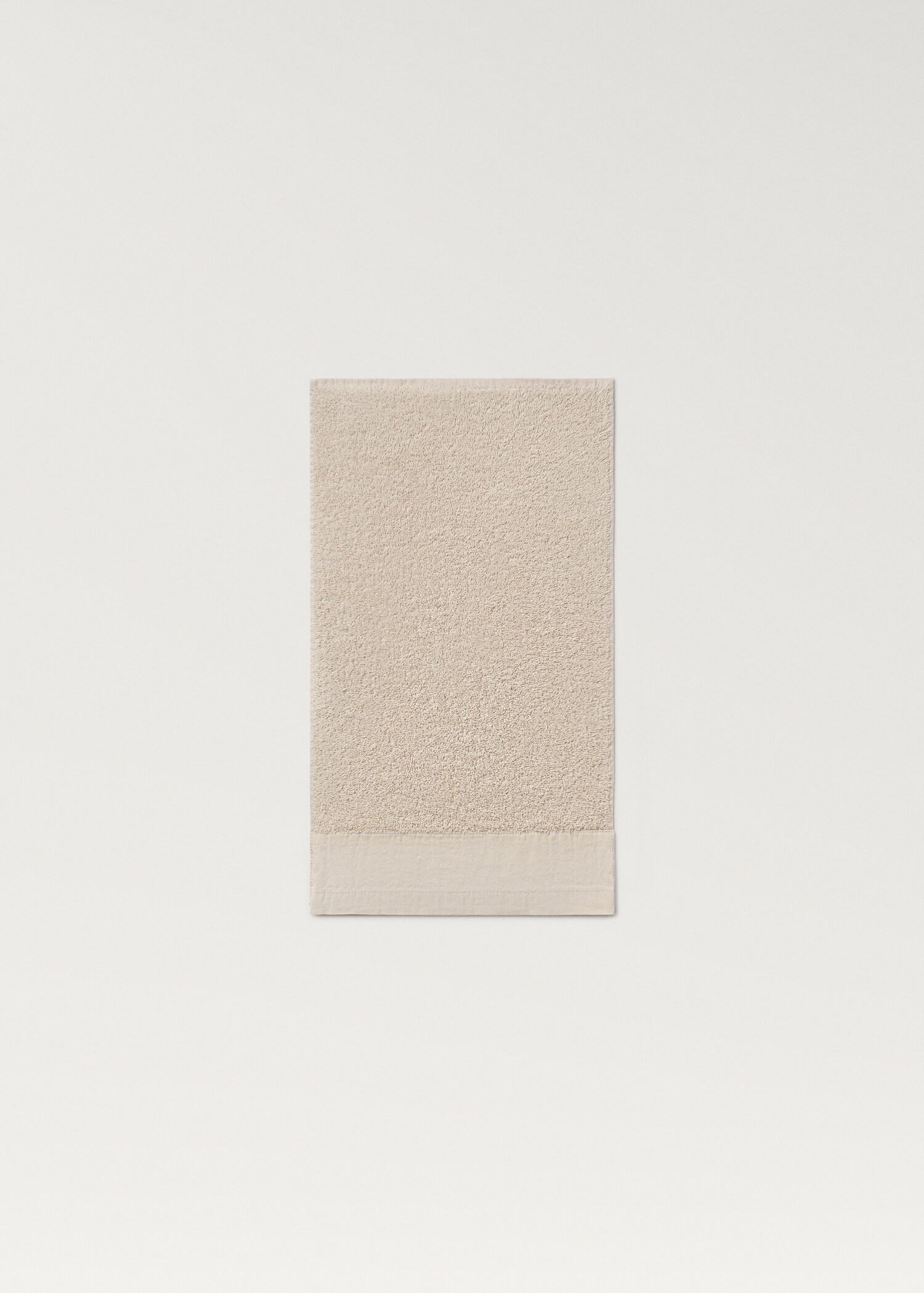 Face towel with linen trim - Details of the article 3