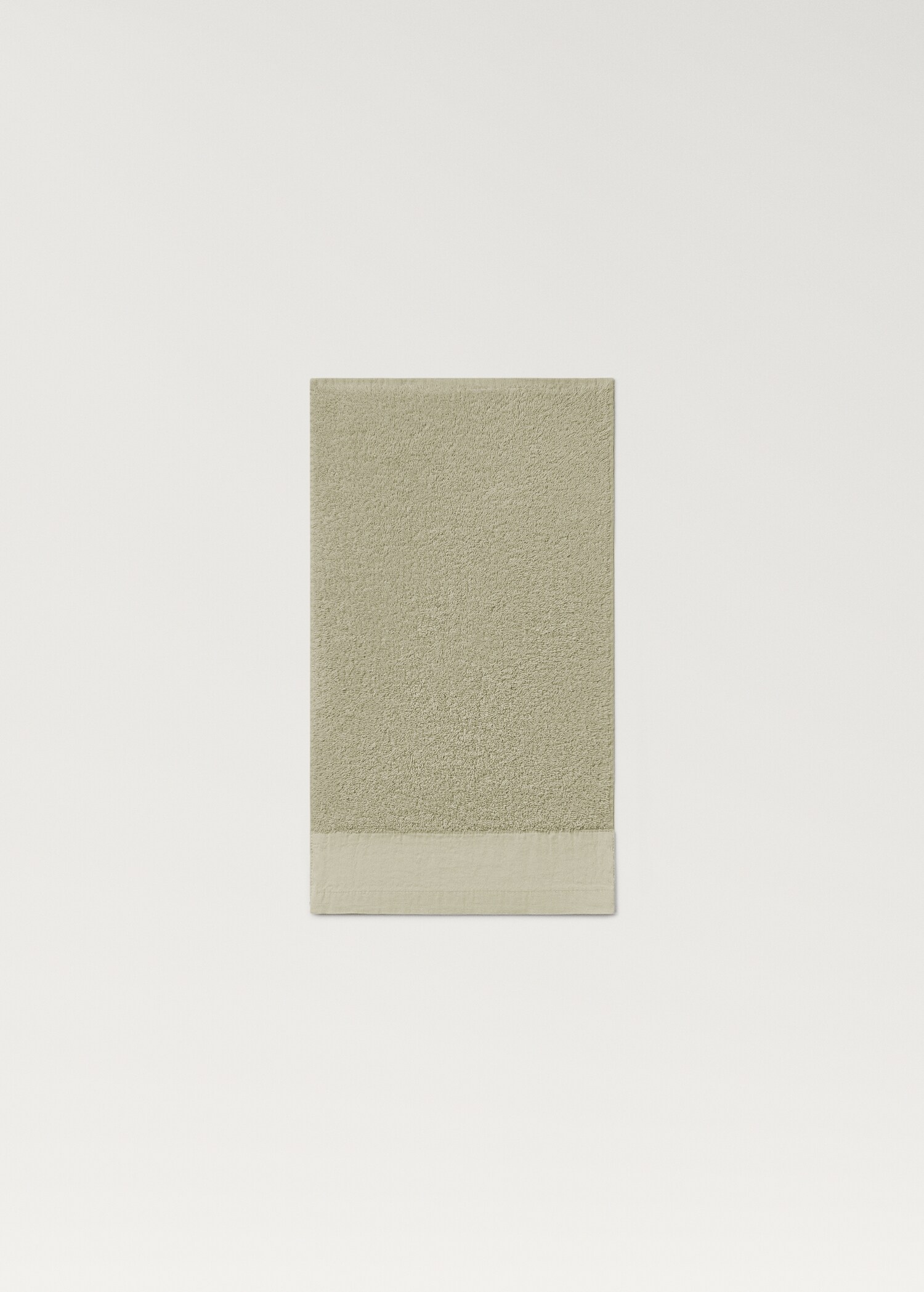 Face towel with linen trim - Details of the article 3