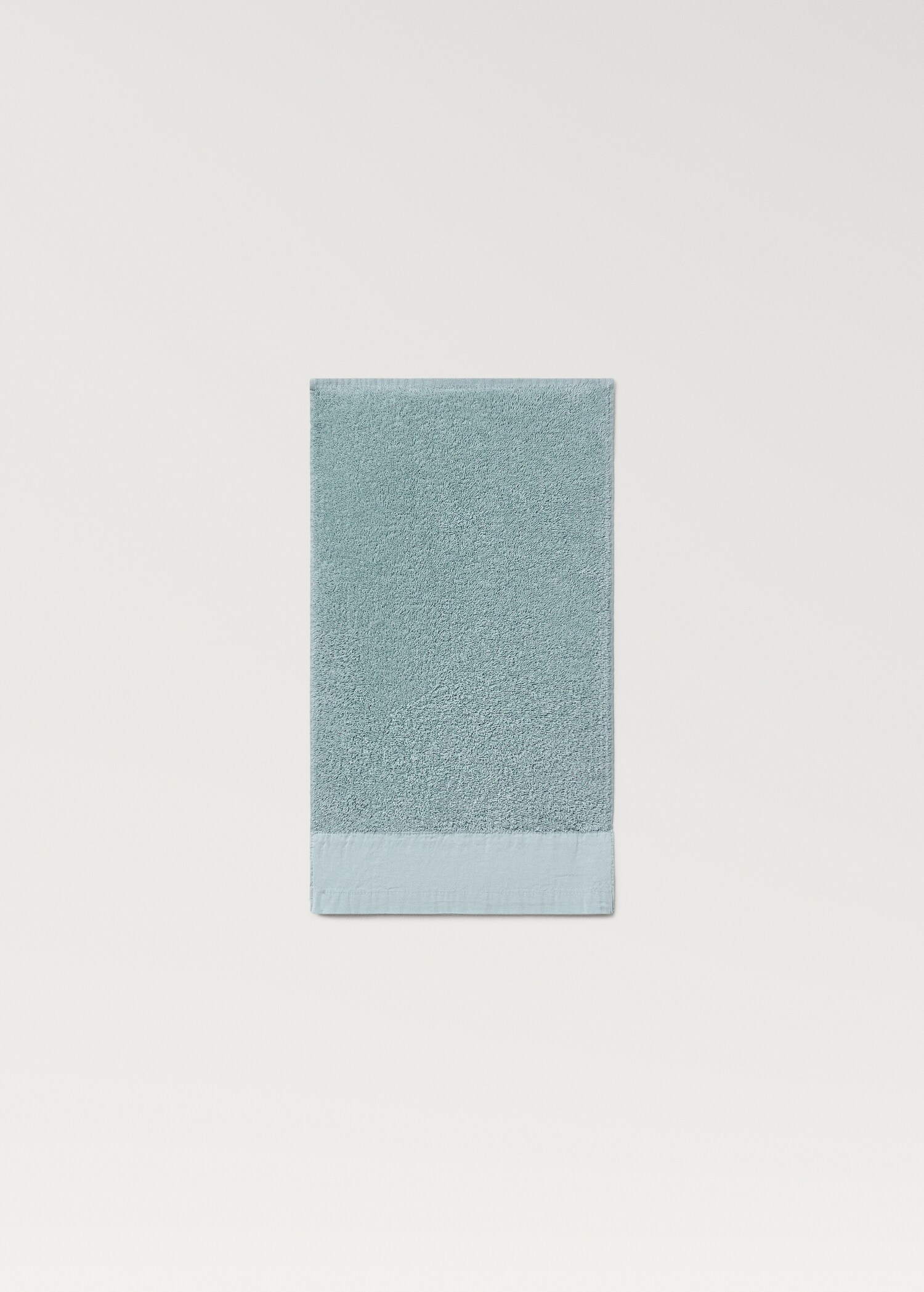 Face towel with linen trim - Details of the article 3