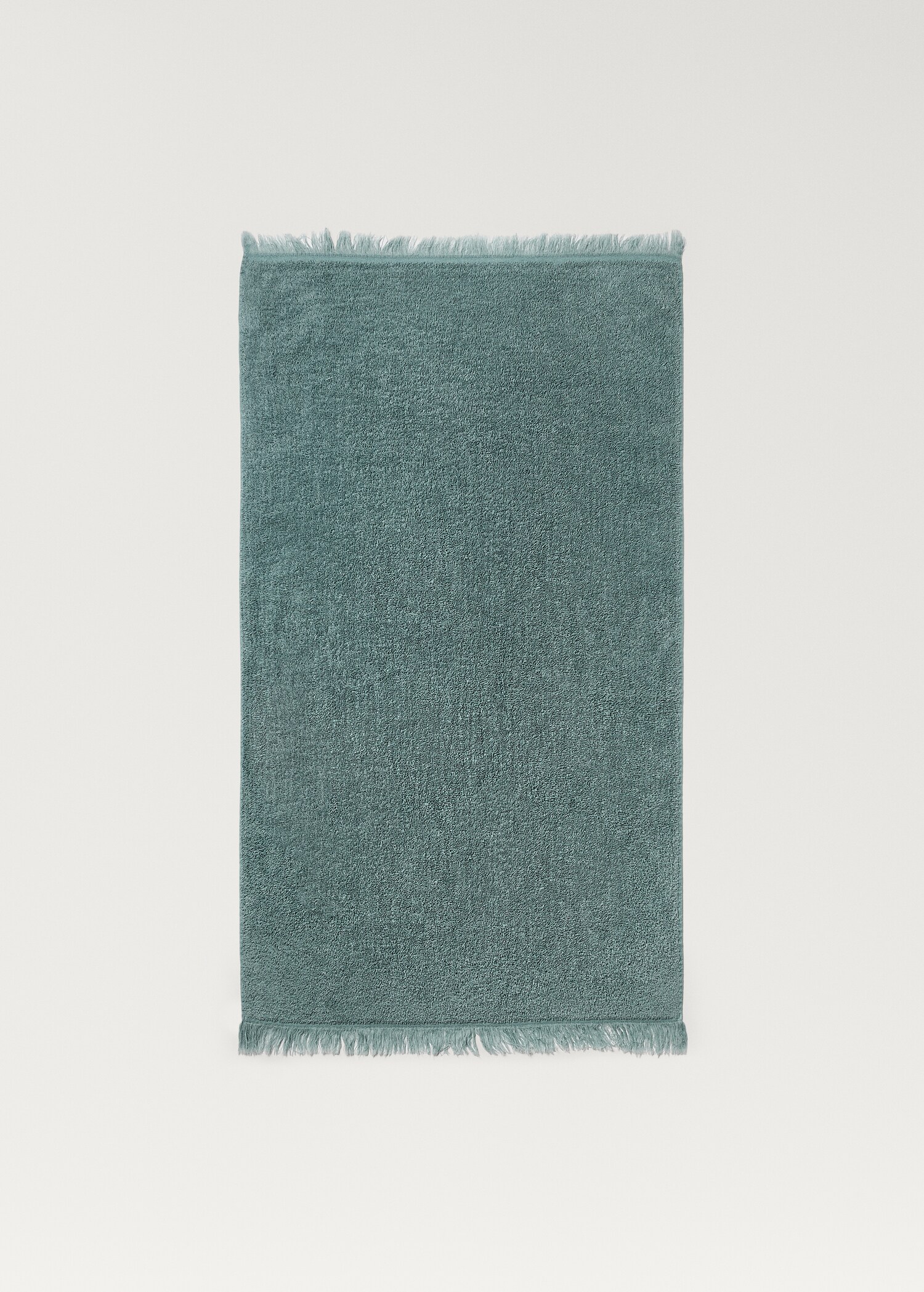 Organic cotton children's washbasin towel with fringes - Details of the article 3
