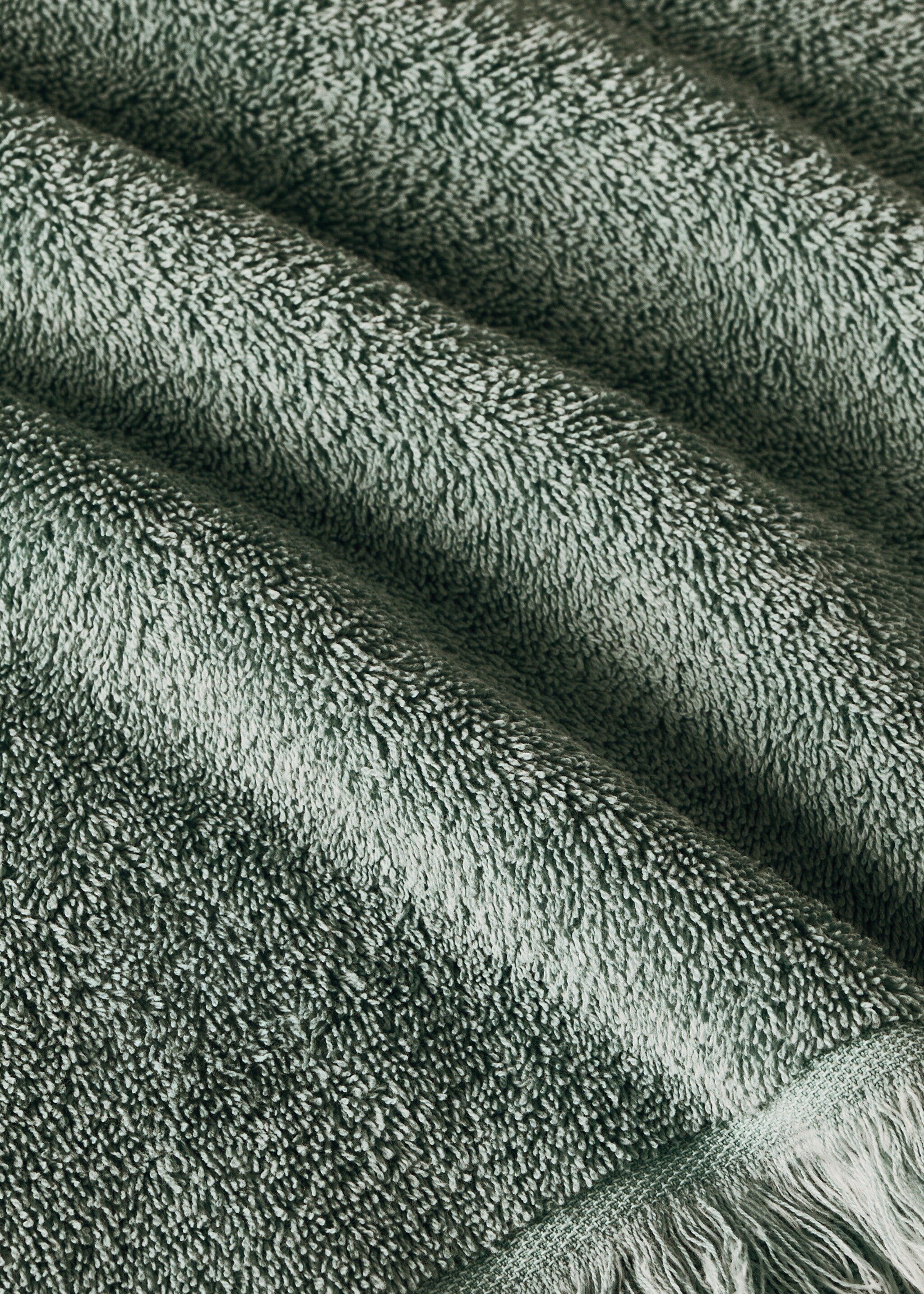 Serviette de toilette pour enfant coton biologique à franges - Détail de l'article 2, Bleu. Ref: 87003361-00.