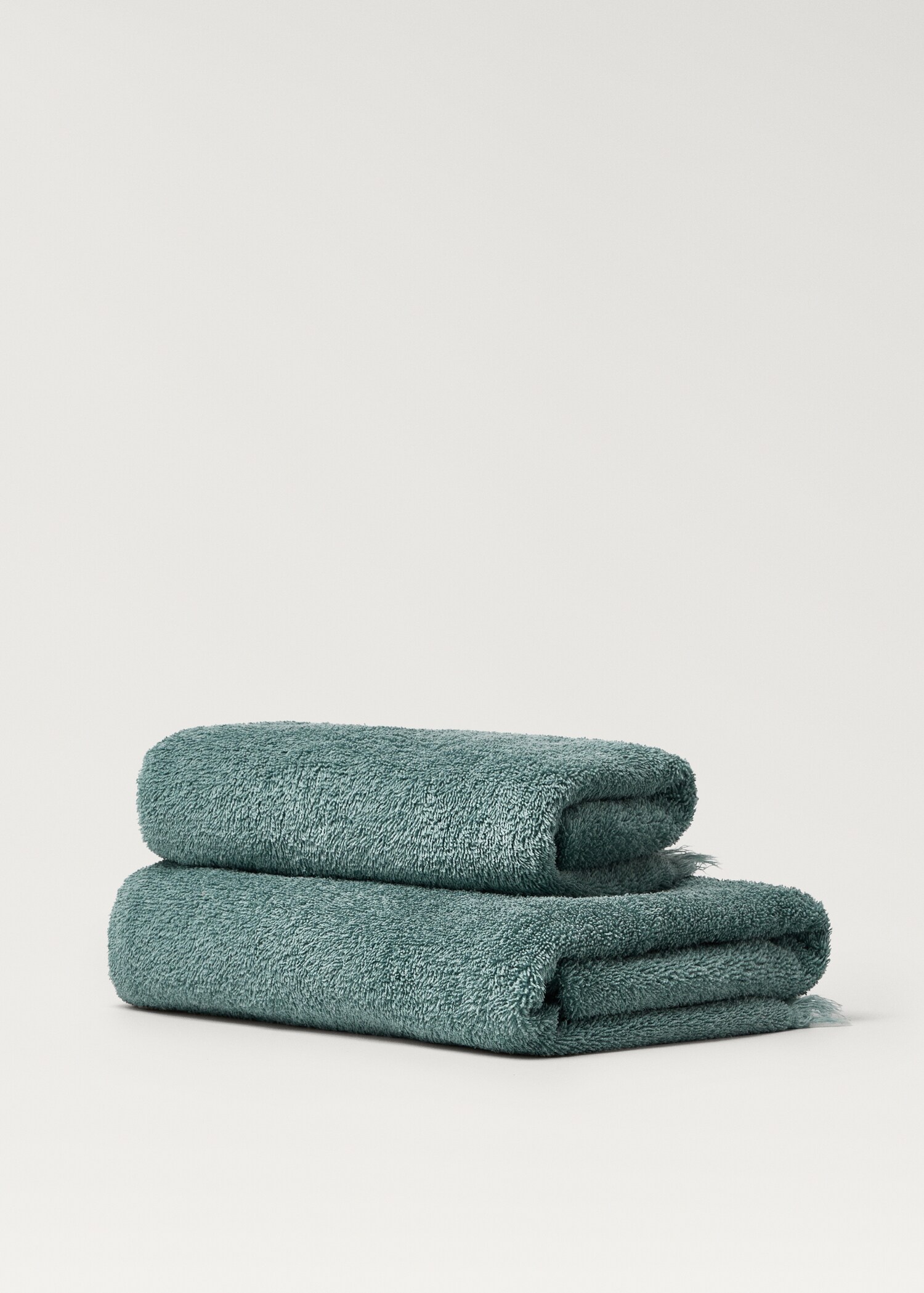 Organic cotton children's shower towel with fringes - Article without model