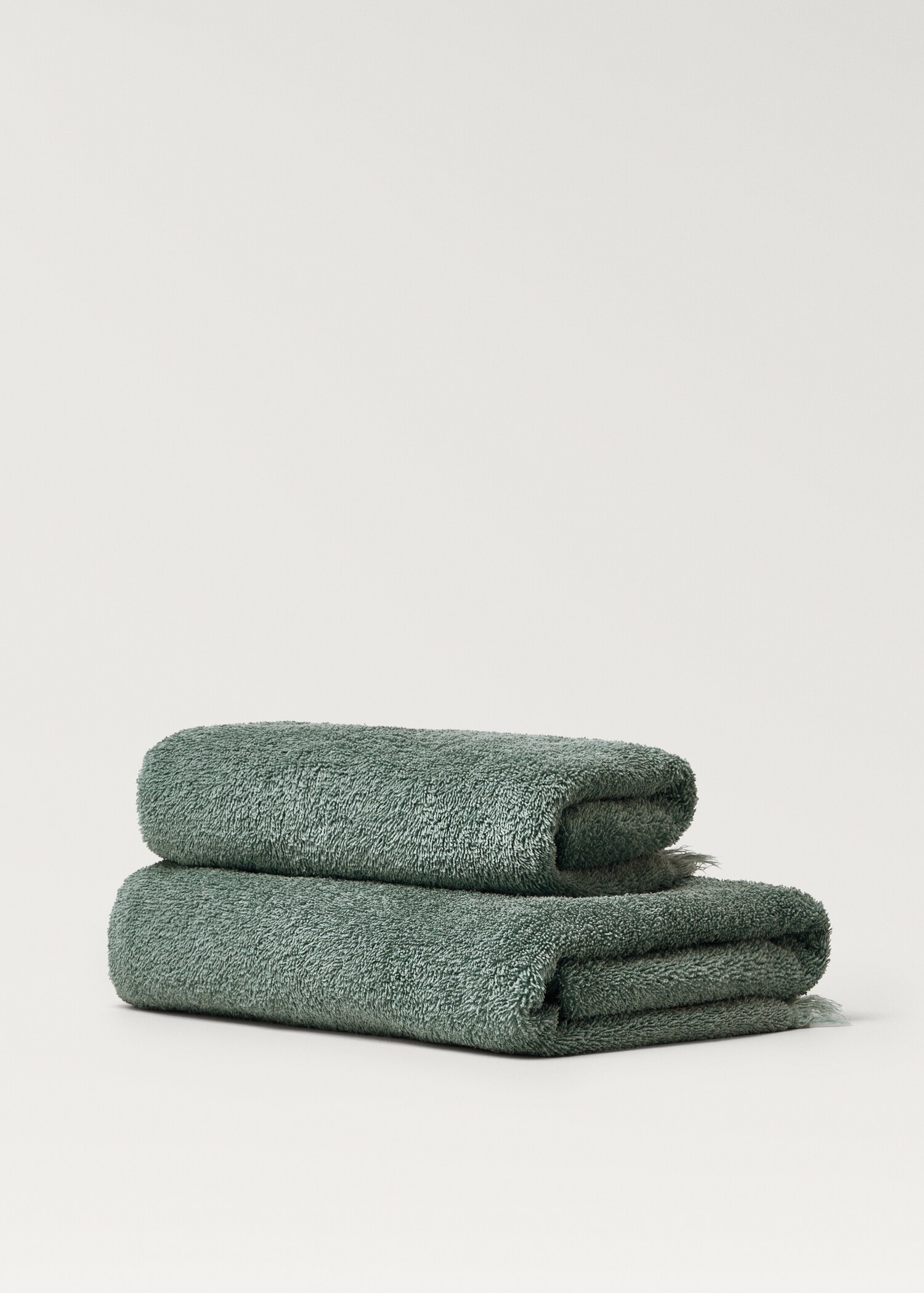 Organic cotton children's shower towel with fringes - Article without model