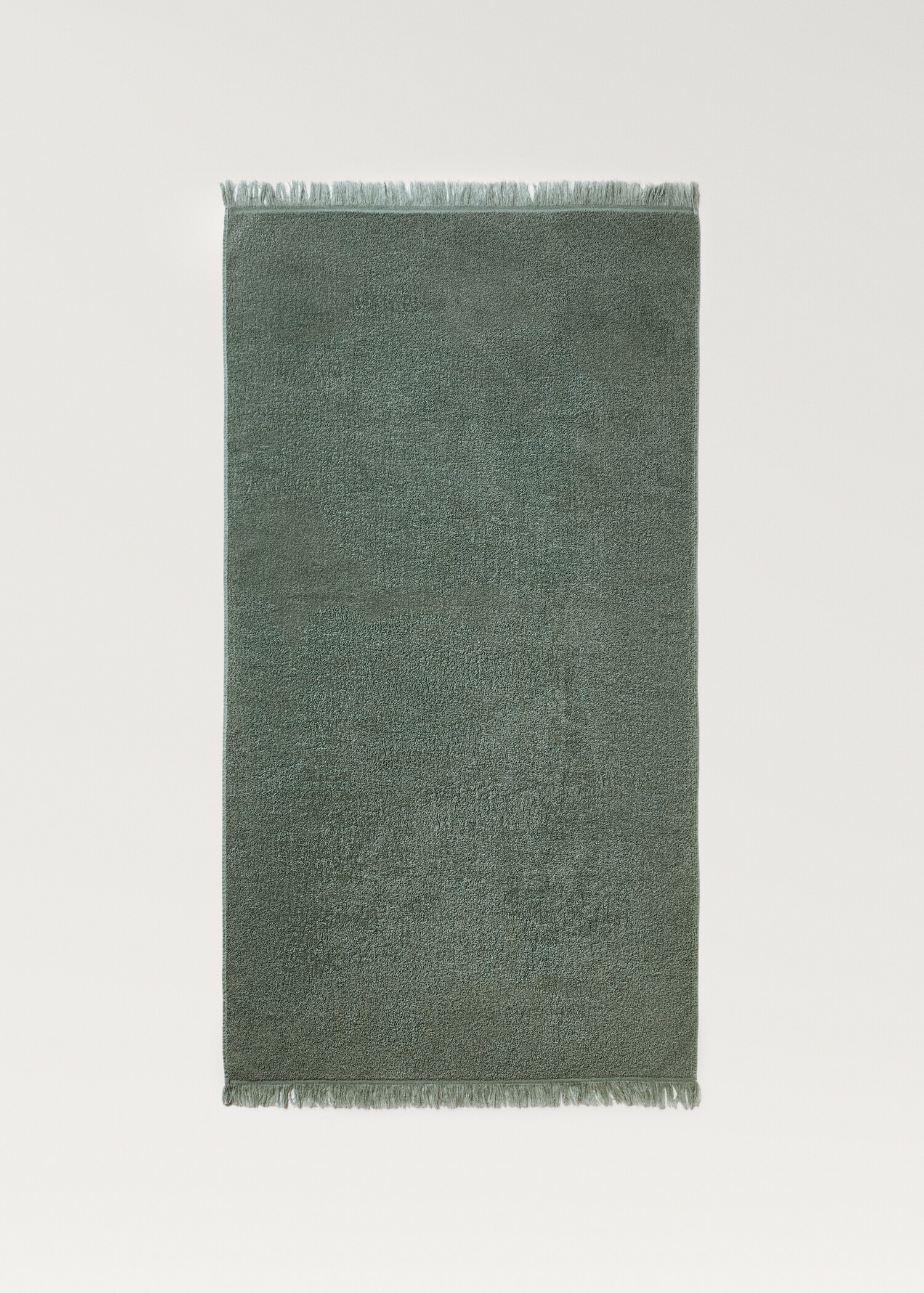 Organic cotton children's shower towel with fringes - Details of the article 3