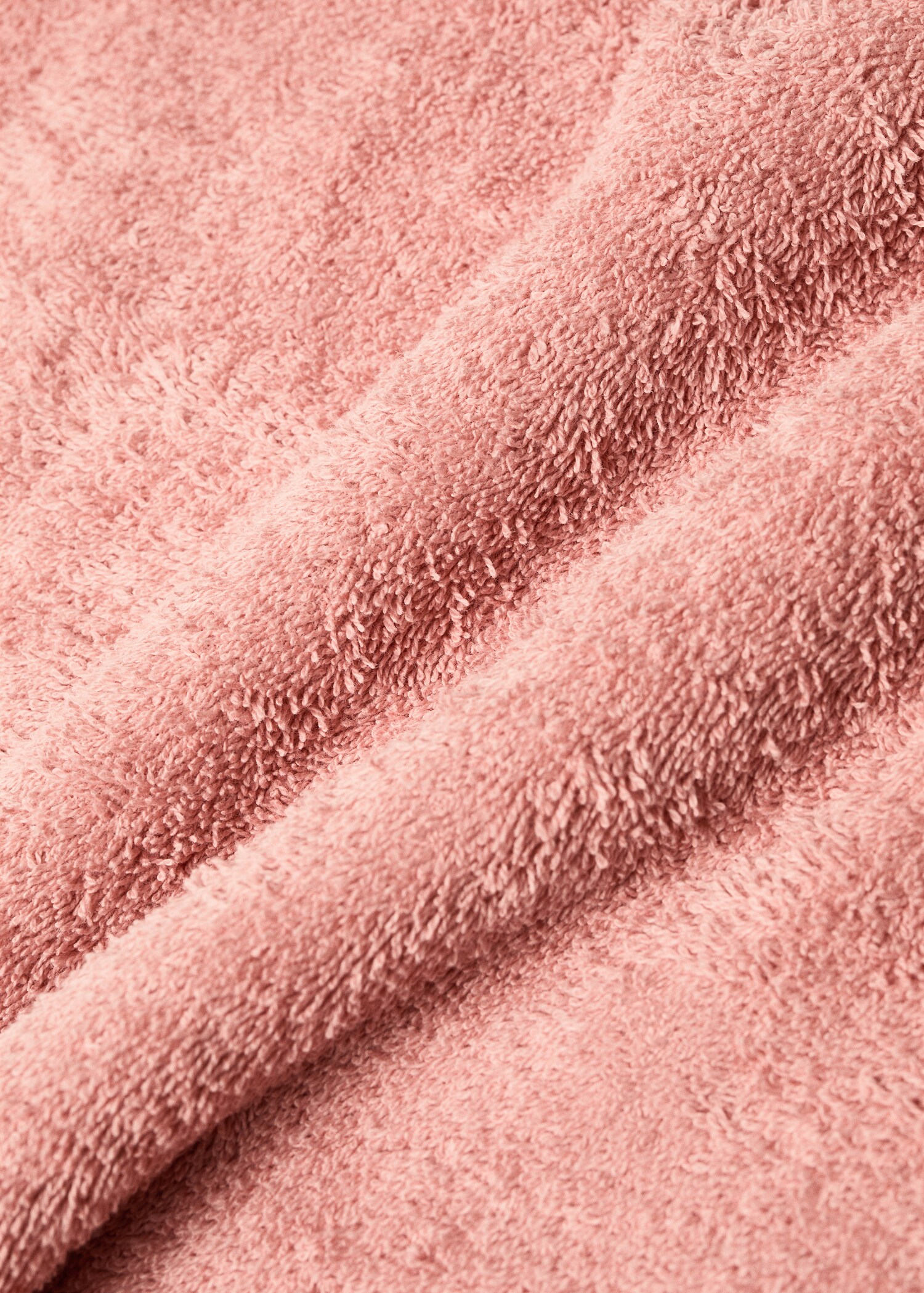 Organic cotton children's shower towel with fringes - Details of the article 2