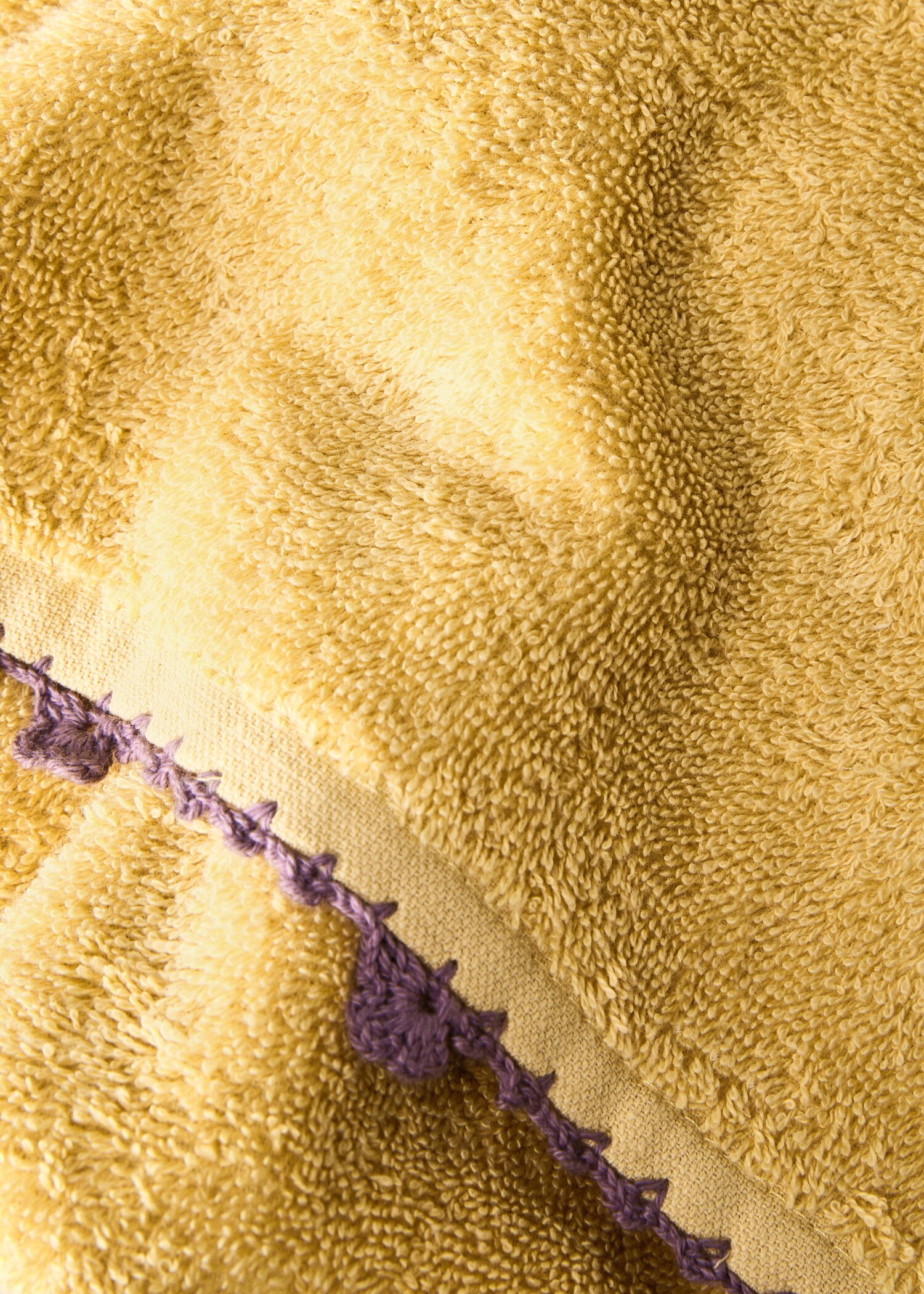 Children's washbasin towel with crochet trim - Details of the article 3