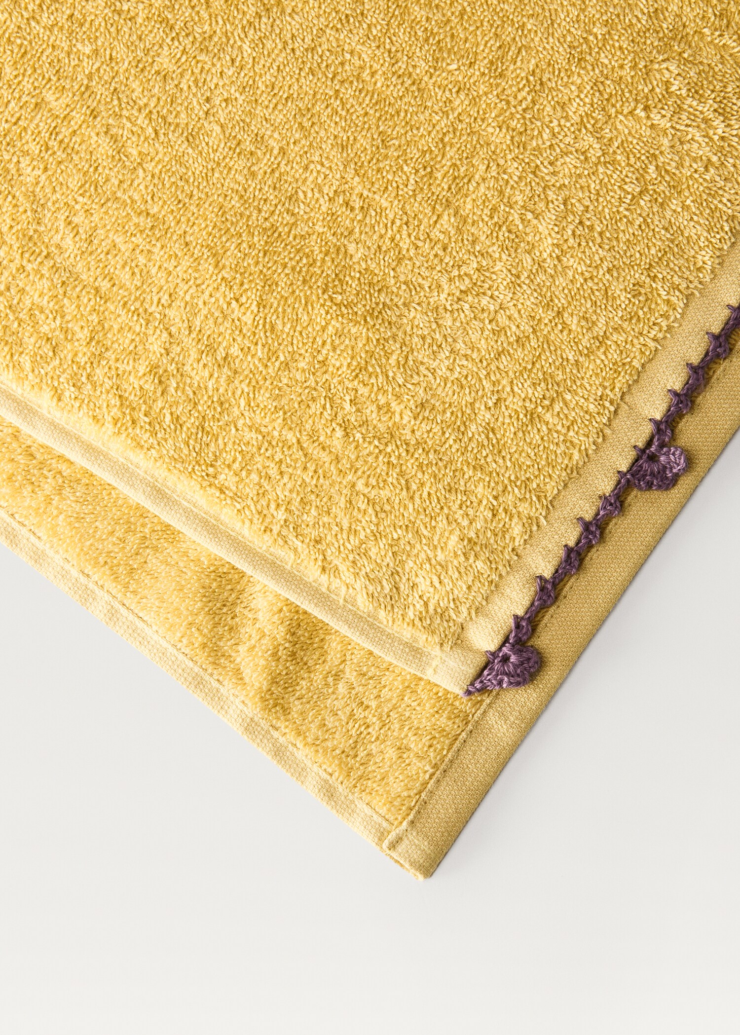 Children's bath towel crochet finish - Details of the article 2