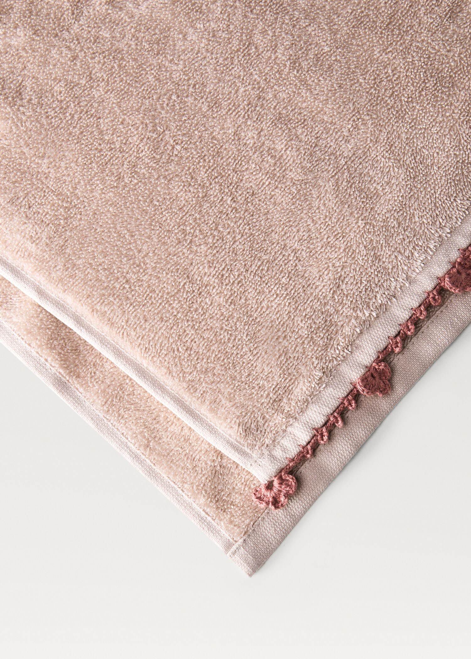 Children's bath towel crochet finish - Details of the article 2