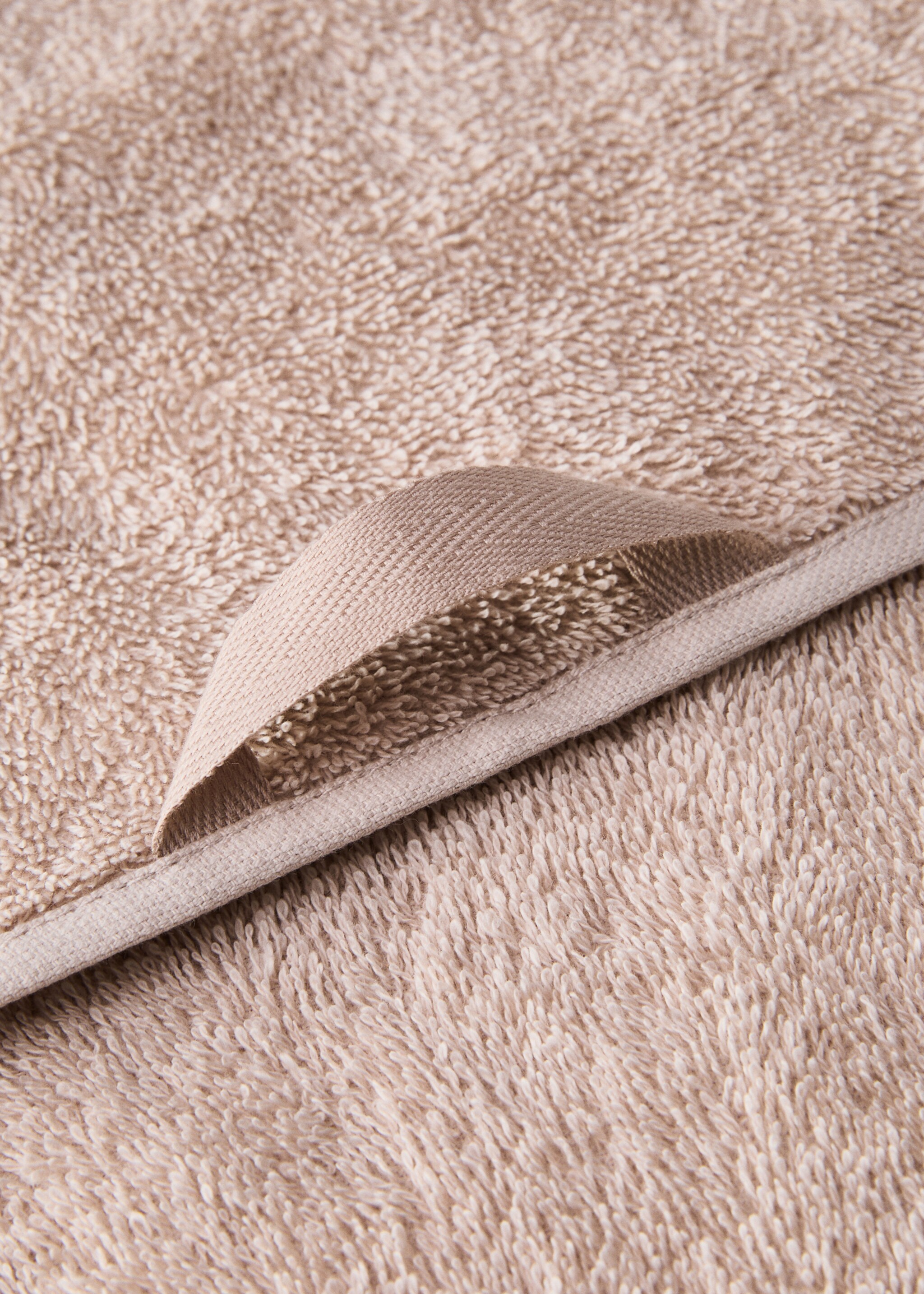 Children's bath towel crochet finish - Details of the article 4, Mustard. Ref: 87003366-00.