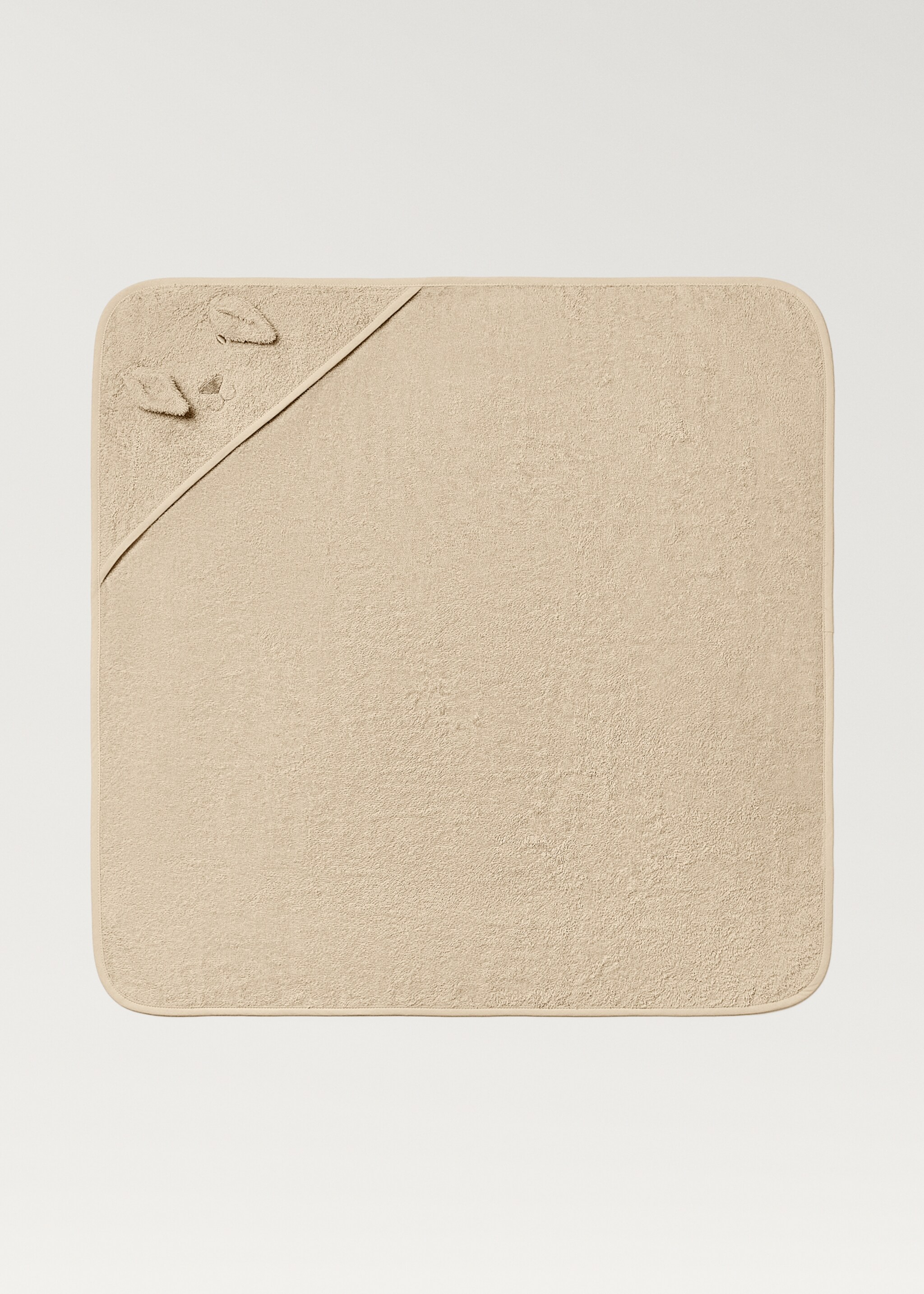 Cap de bain enfant coton bouclé oreilles - Article sans modèle, Beige. Ref: 87003376-00.