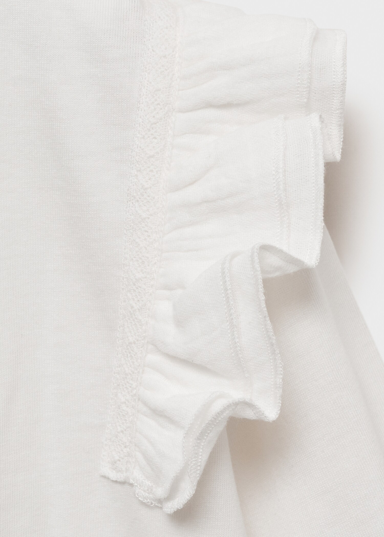Frills cotton t-shirt - Details of the article 0