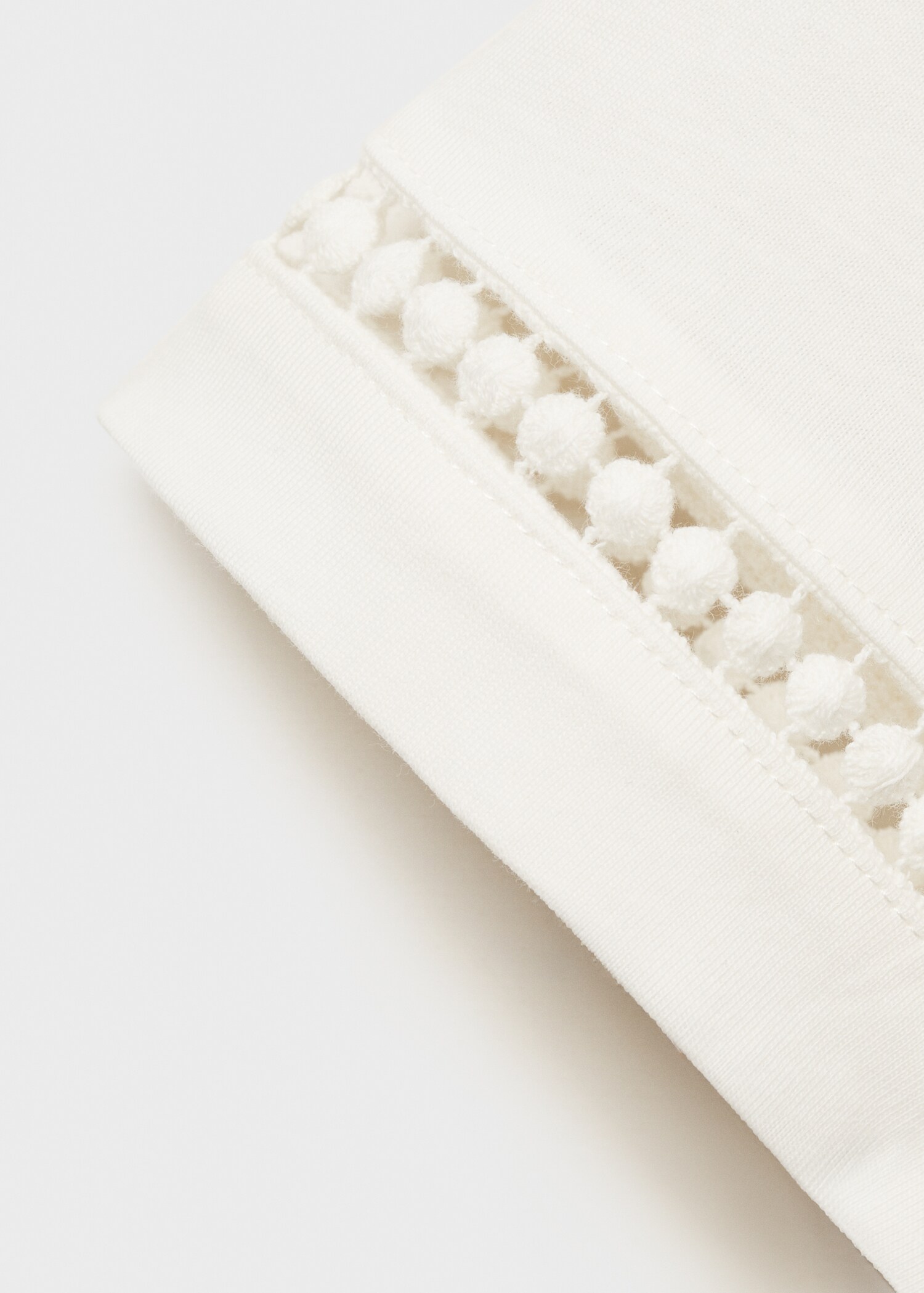 T-Shirt mit Ajour-Details - Detail des Artikels 0