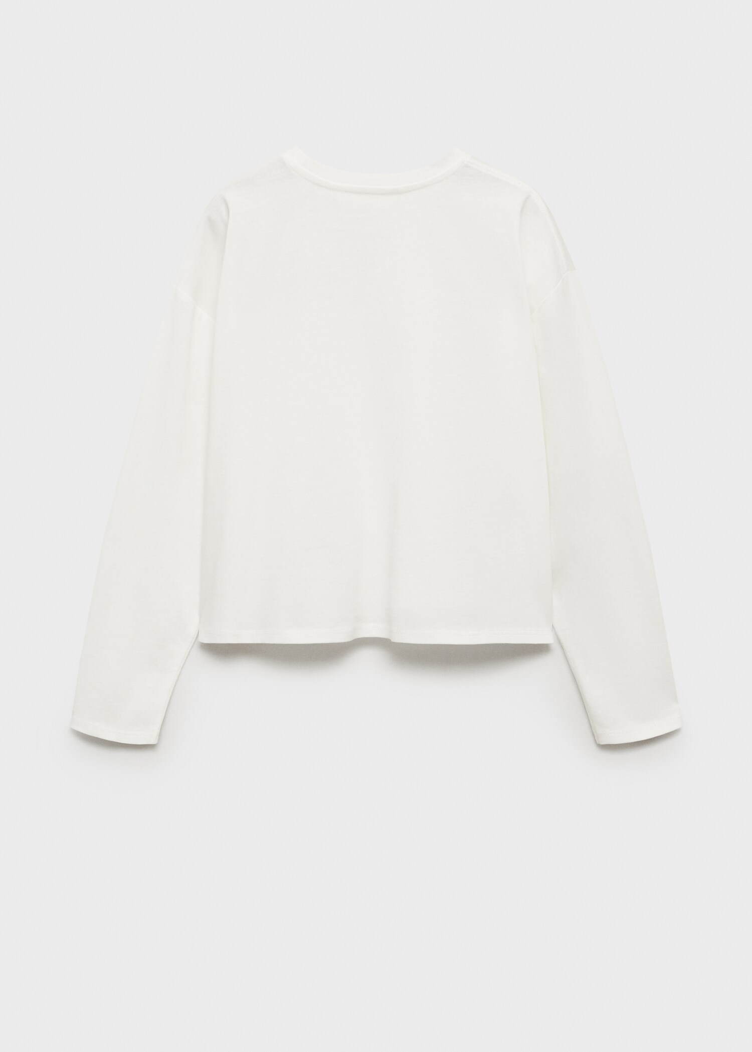 T-Shirt mit Stickereien - Rückseite des Artikels