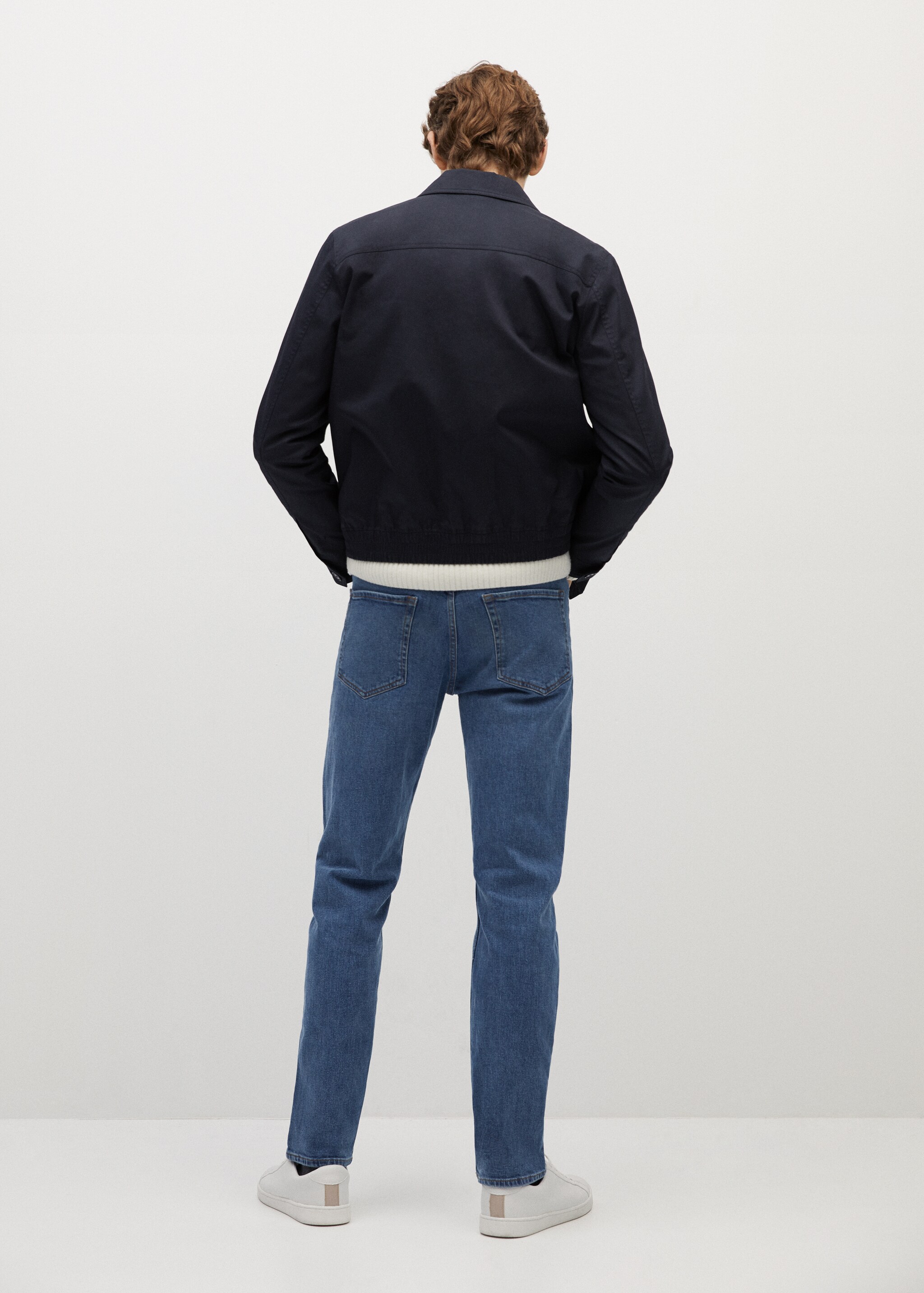 Chaqueta algodón cremallera - Reverso del artículo