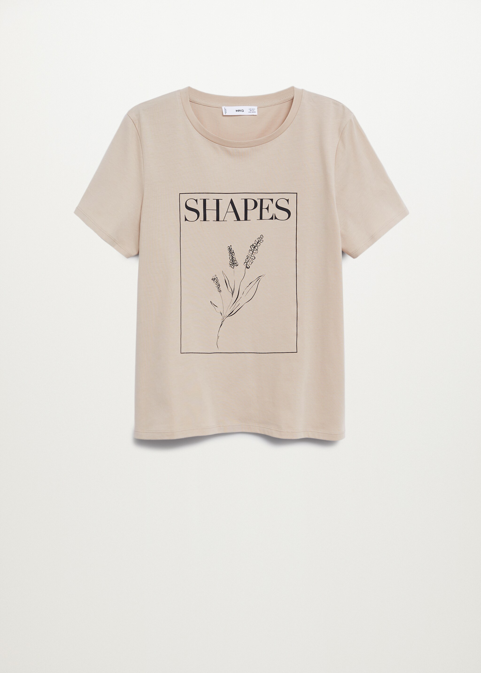 Camiseta algodón orgánico mensaje - Artículo sin modelo