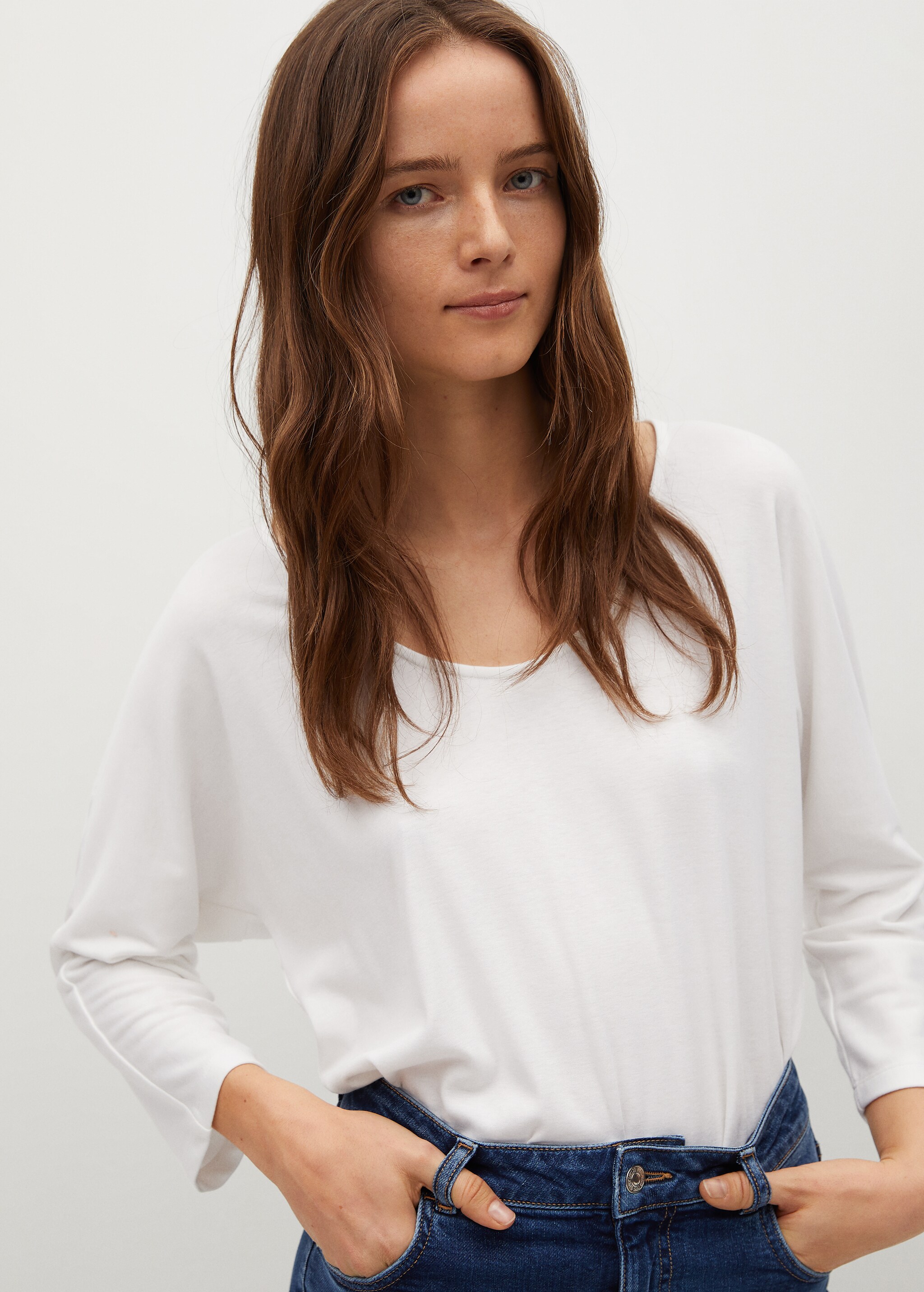 T-shirt jaspé - Plan moyen