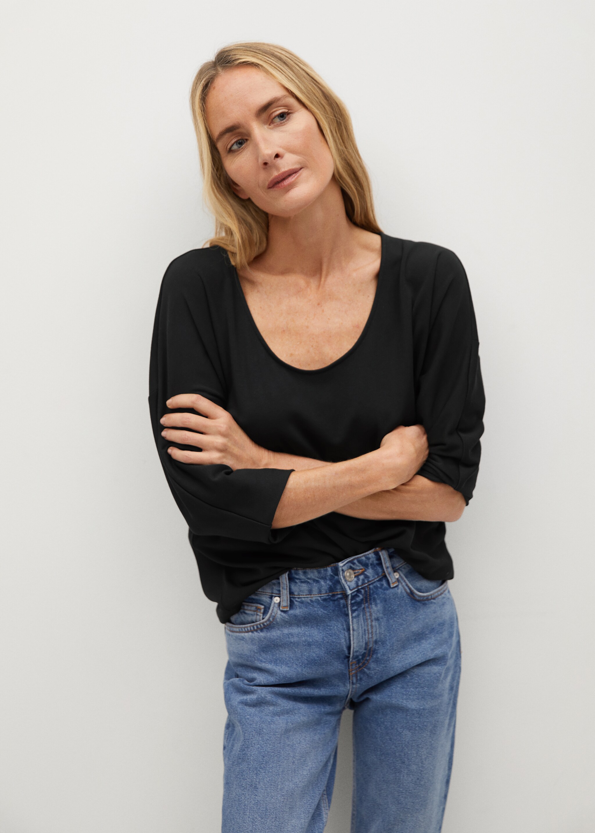 T-shirt jaspé - Plan moyen