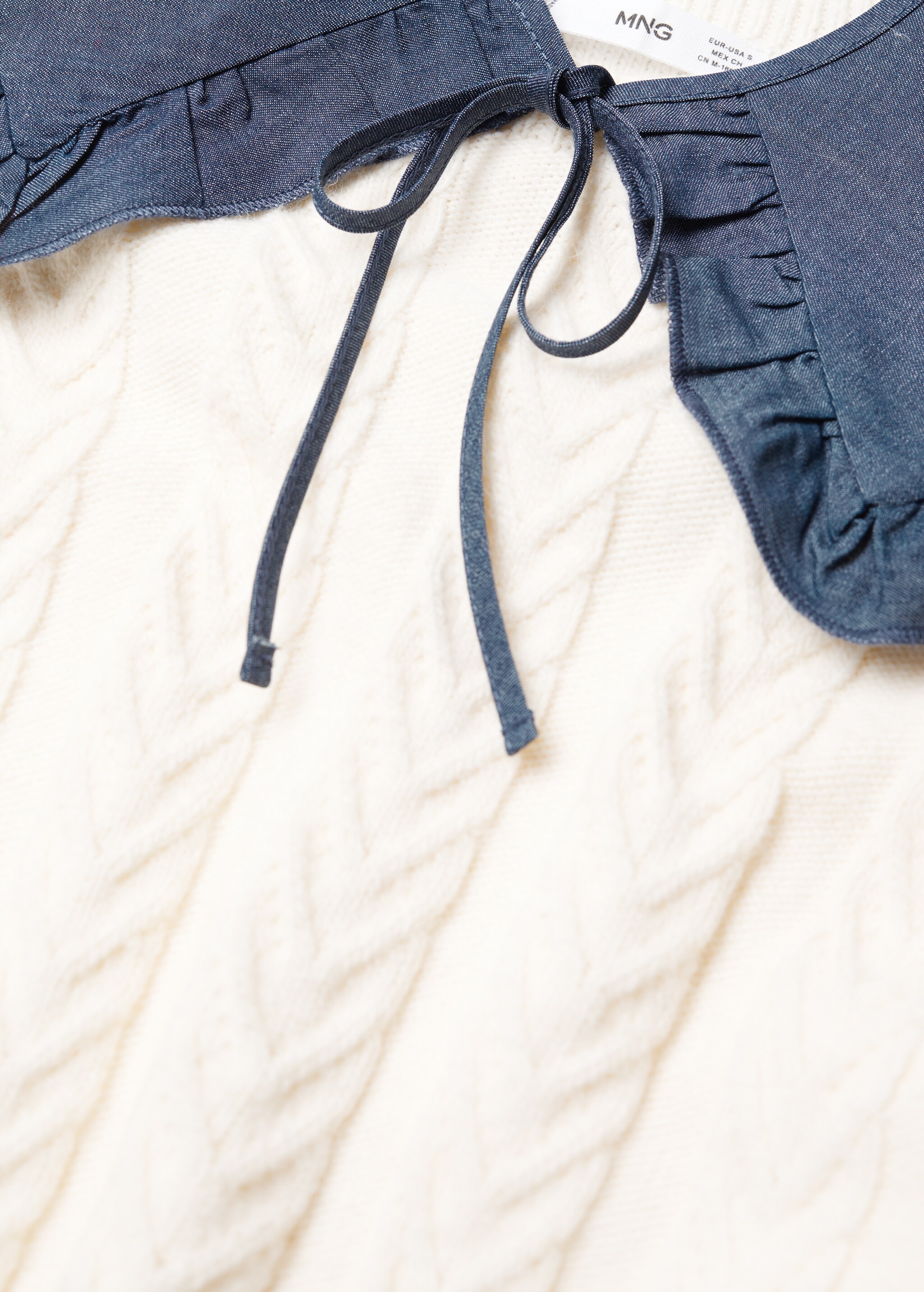 Jersey cuello babydoll extraíble - Detalle del artículo 9