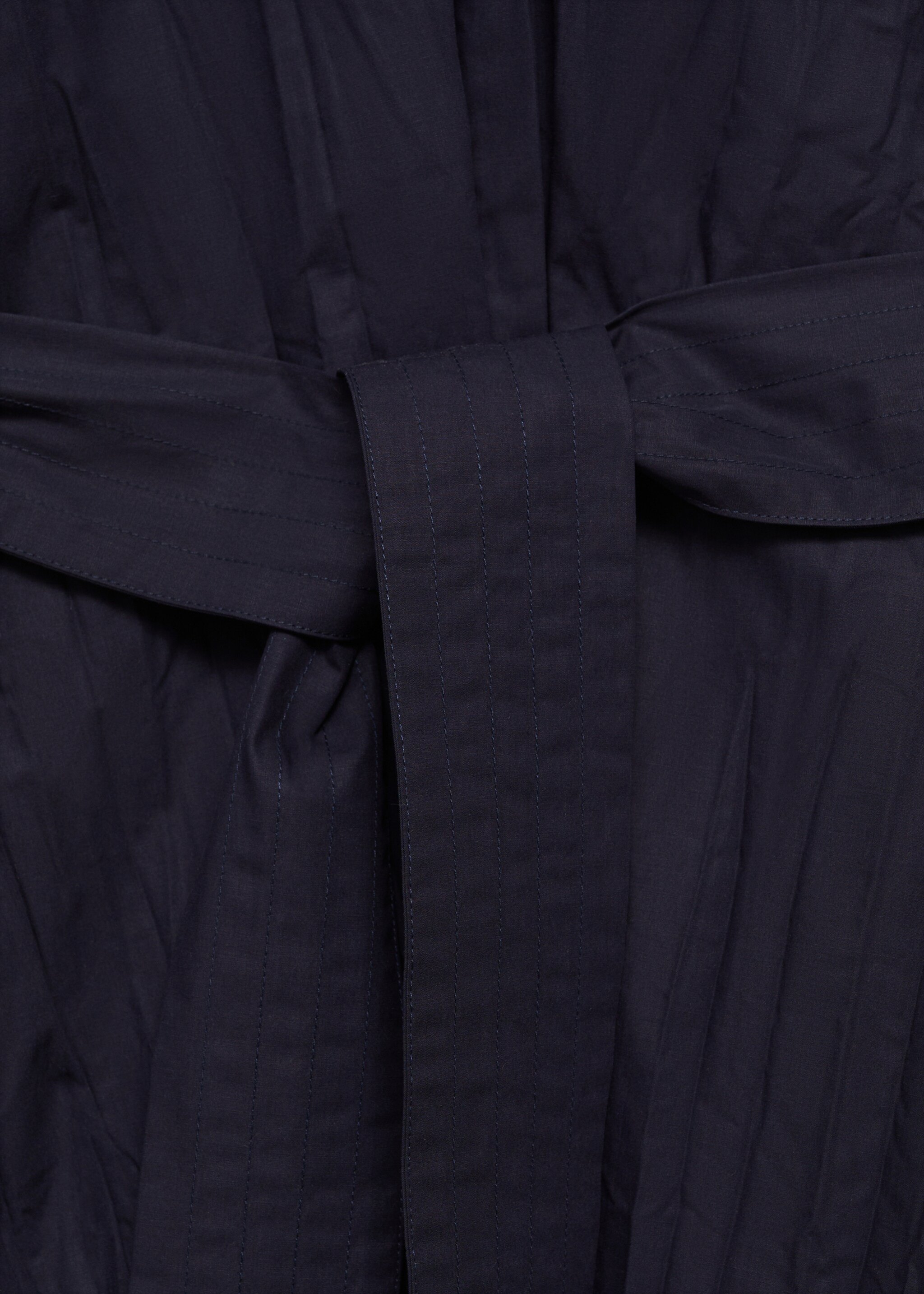 Textured bow dress - Details of the article 0, Black. Ref: 87004073-00.