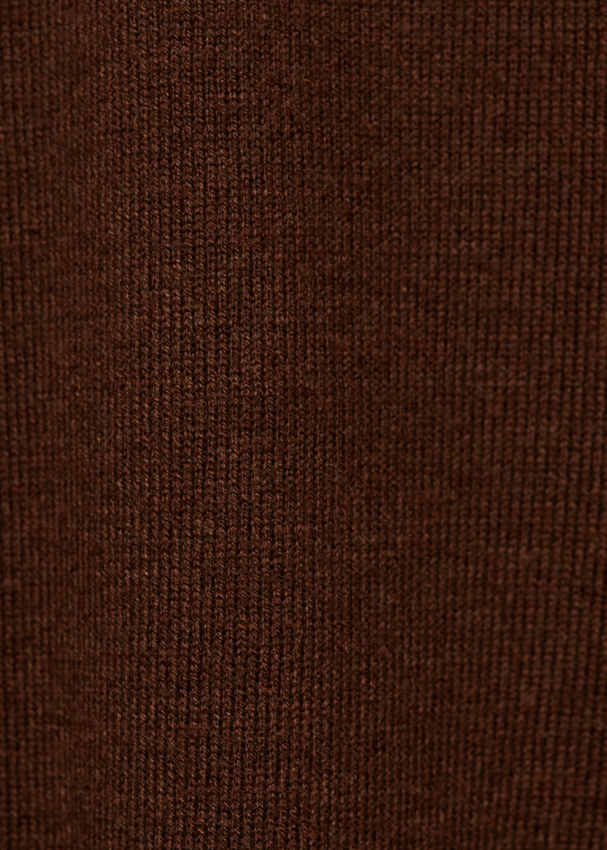 Pull-over maille col en V - Détail de l'article 0, Chocolat. Ref: 87004082-00.