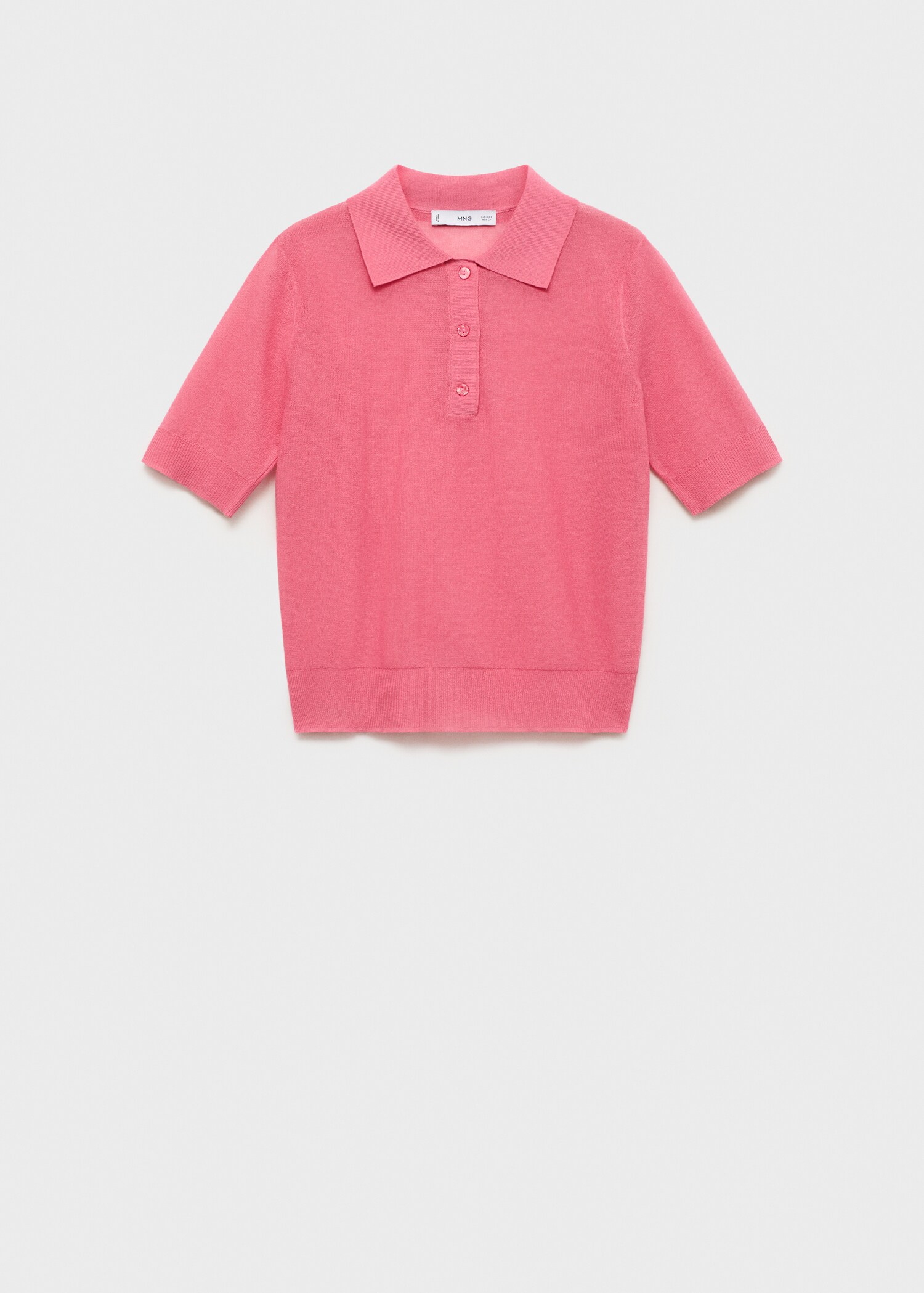 Knitted polo-neck sweater - Article without model