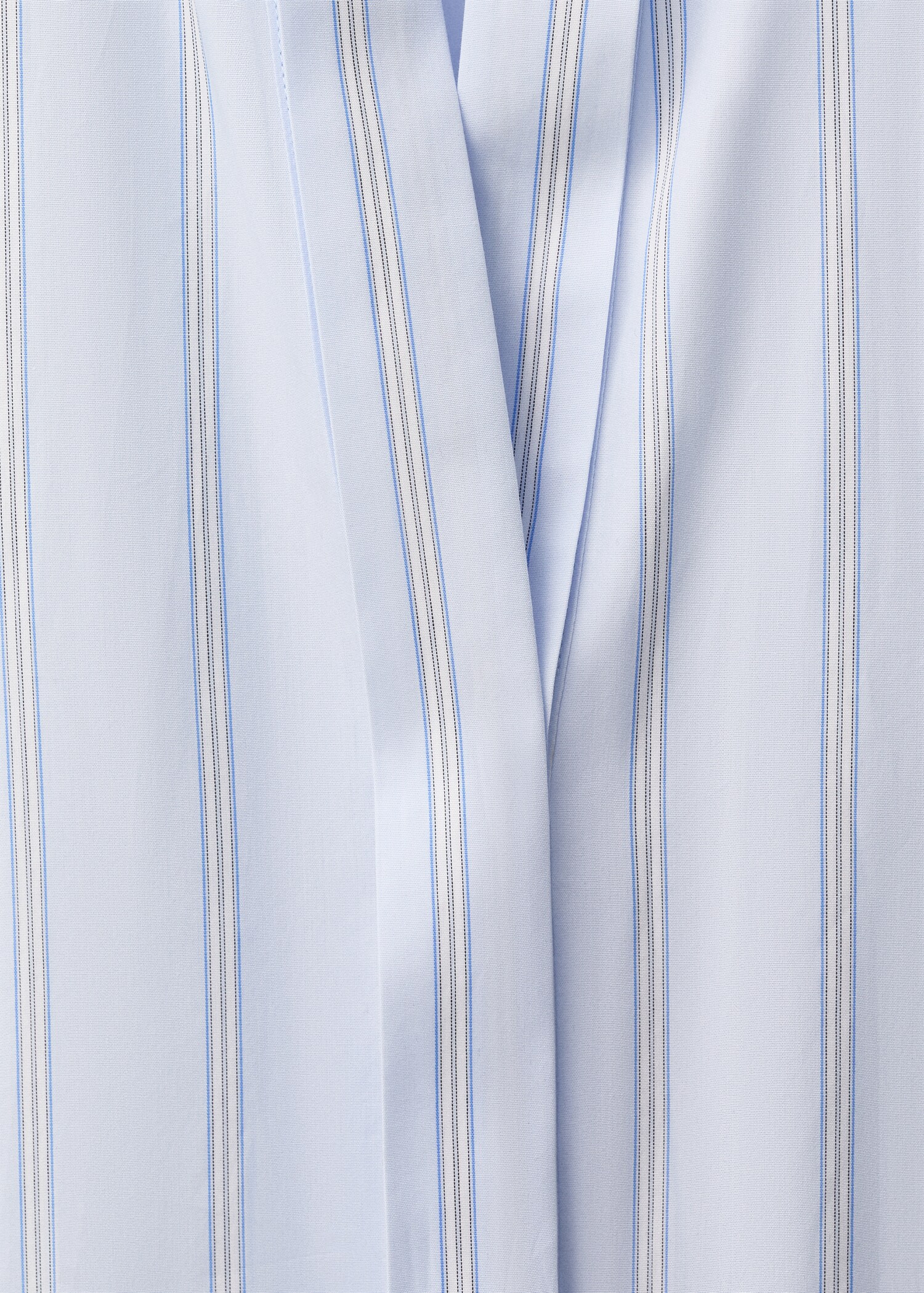 Regular striped cotton shirt - Details of the article 0