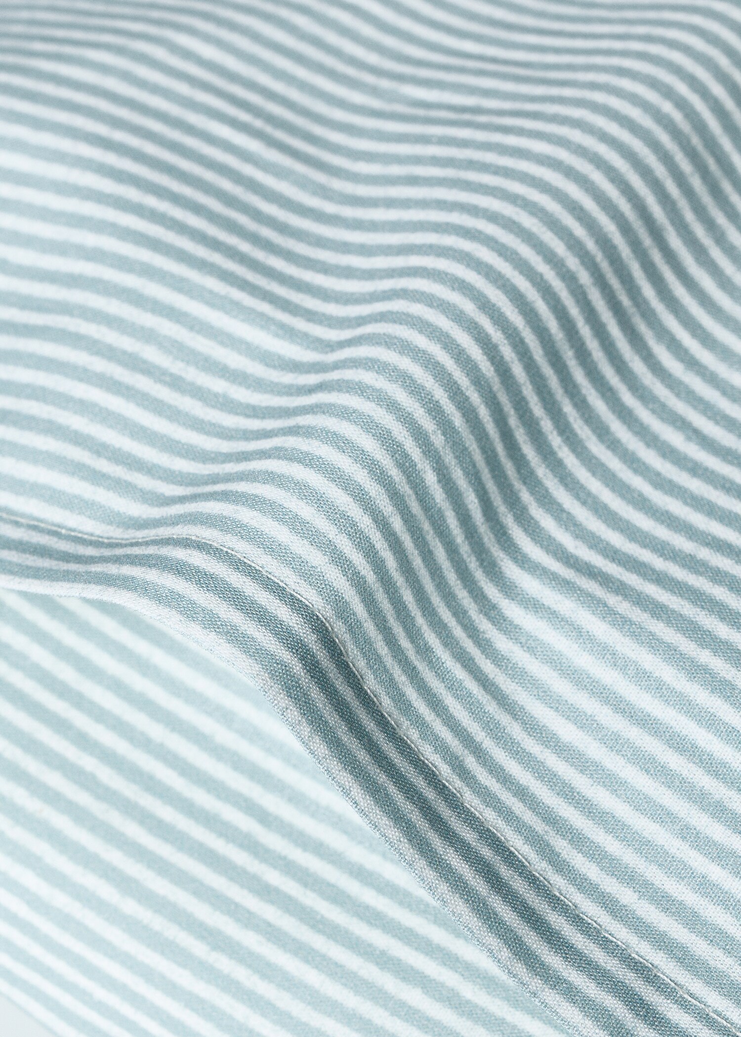 Cotton percale striped children's pillowcase, 50x75 cm - Details of the article 1