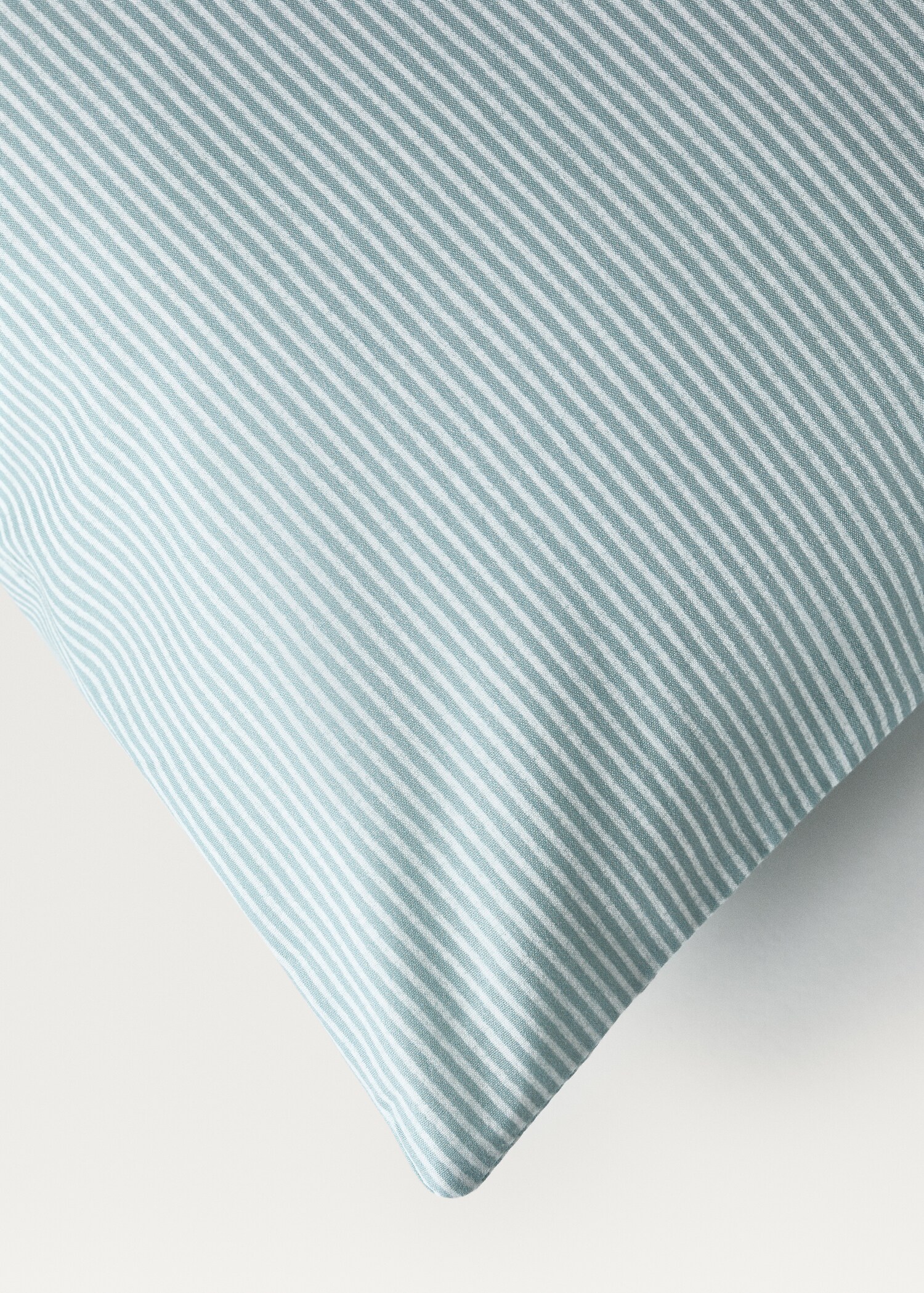 Cotton percale striped children's pillowcase, 50x75 cm - Details of the article 3