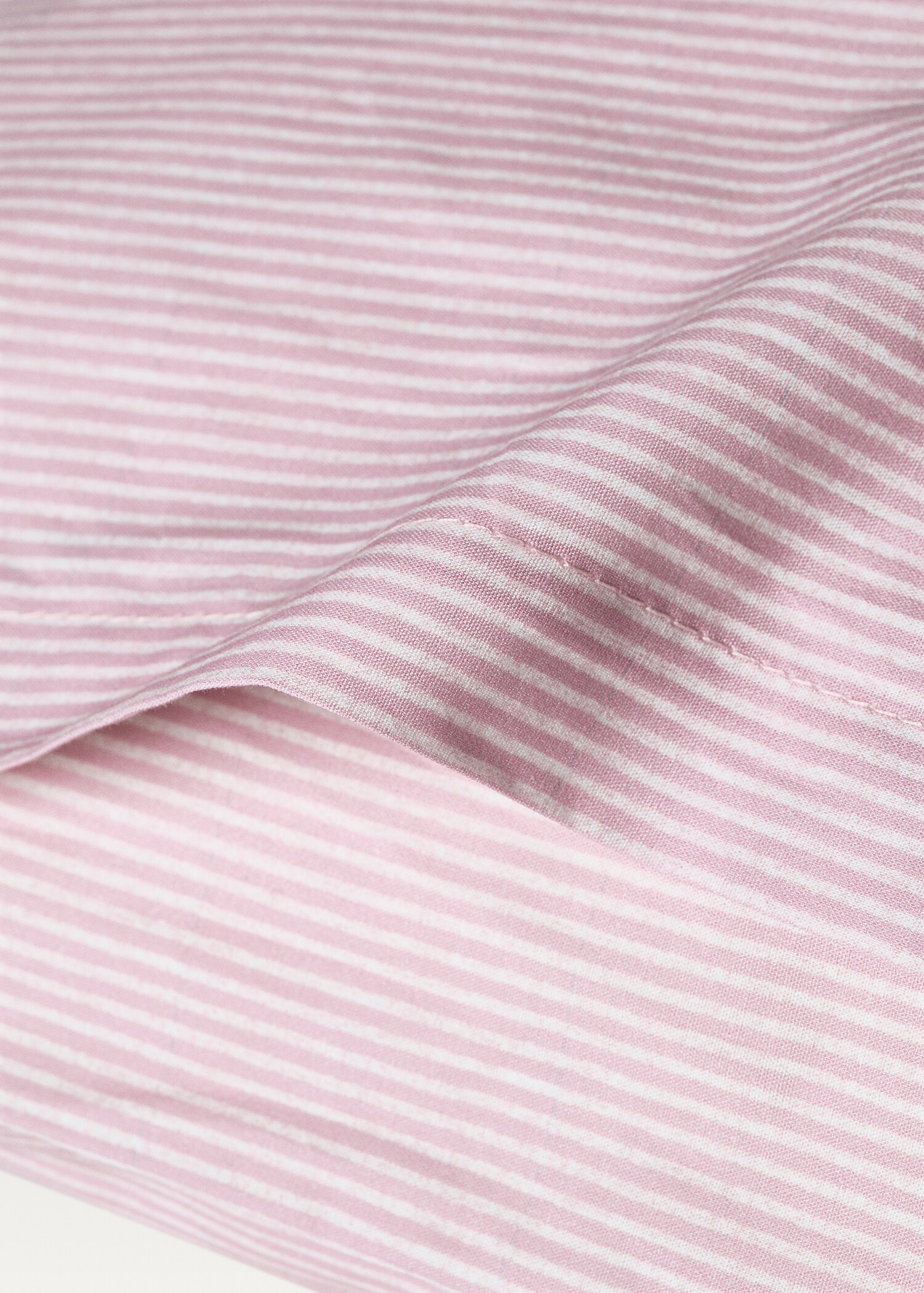 Cotton percale striped children's pillowcase, 50x75 cm - Details of the article 1