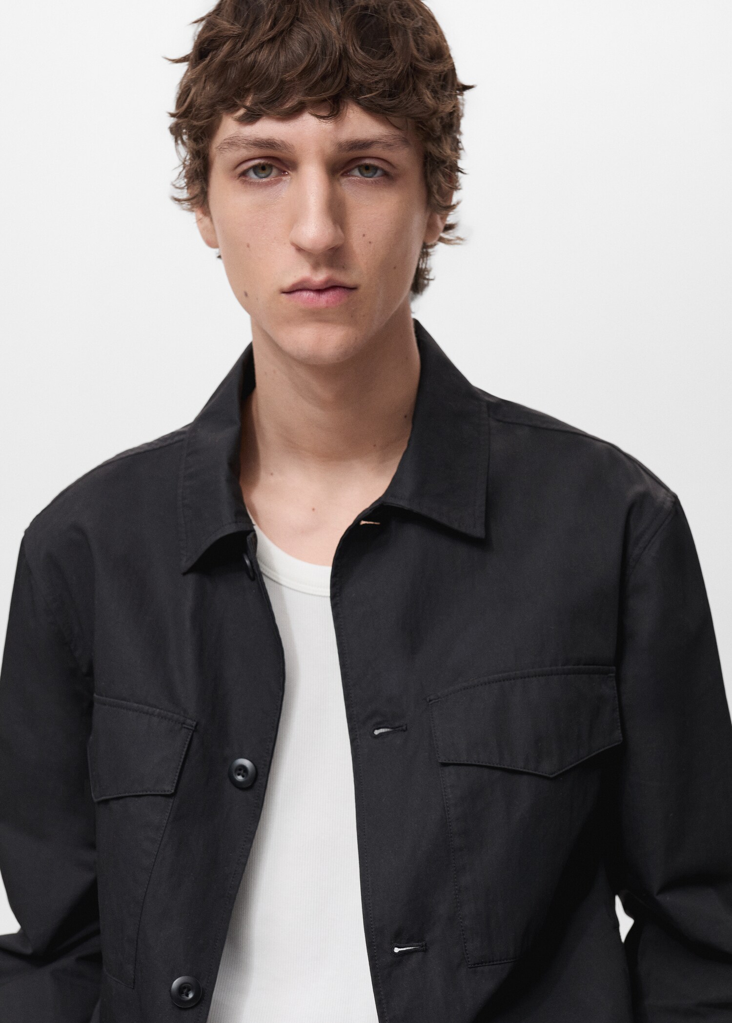 Relaxed-Fit-Overshirt aus Baumwolle - Detail des Artikels 1