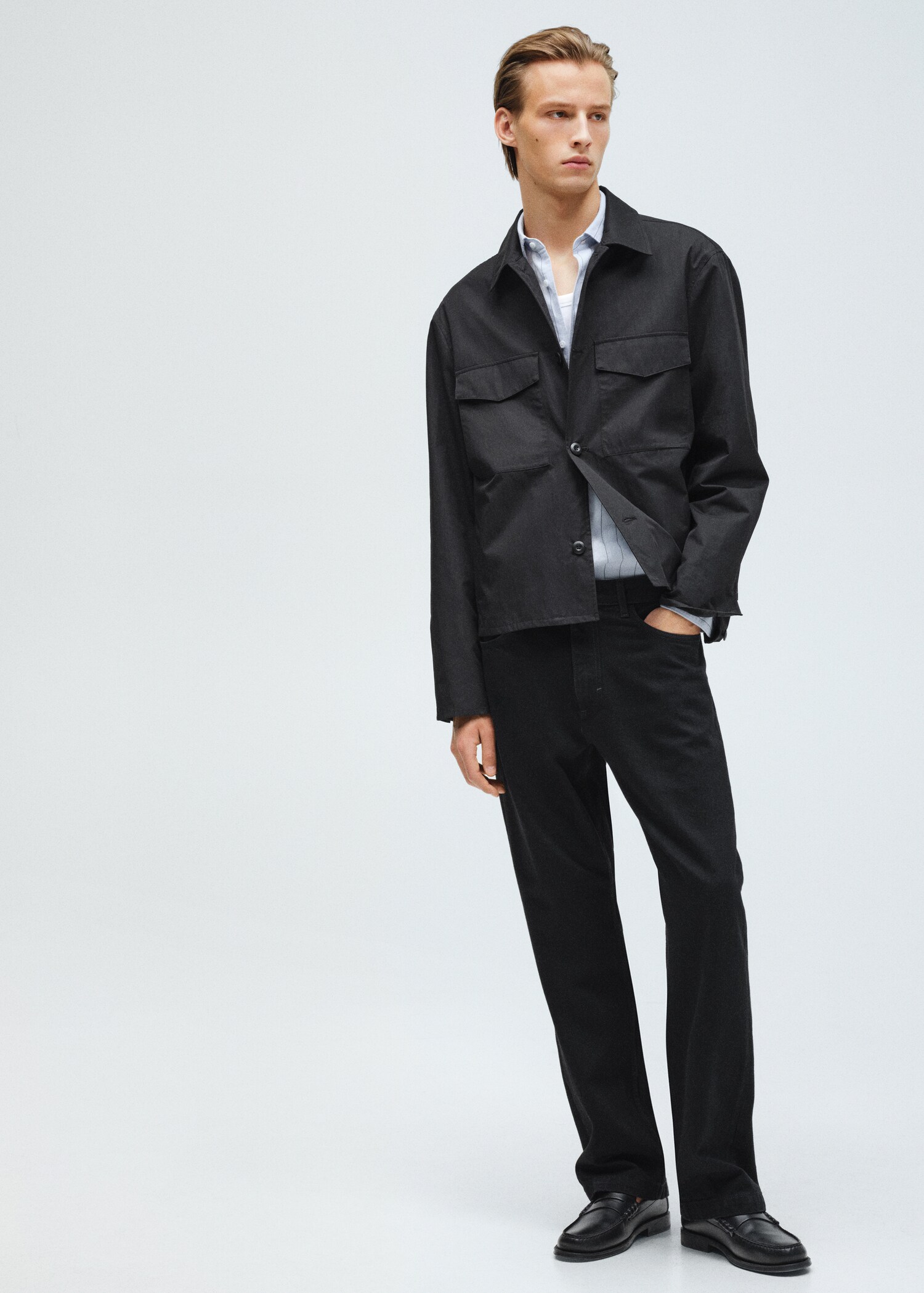 Relaxed-Fit-Overshirt aus Baumwolle - Detail des Artikels 5