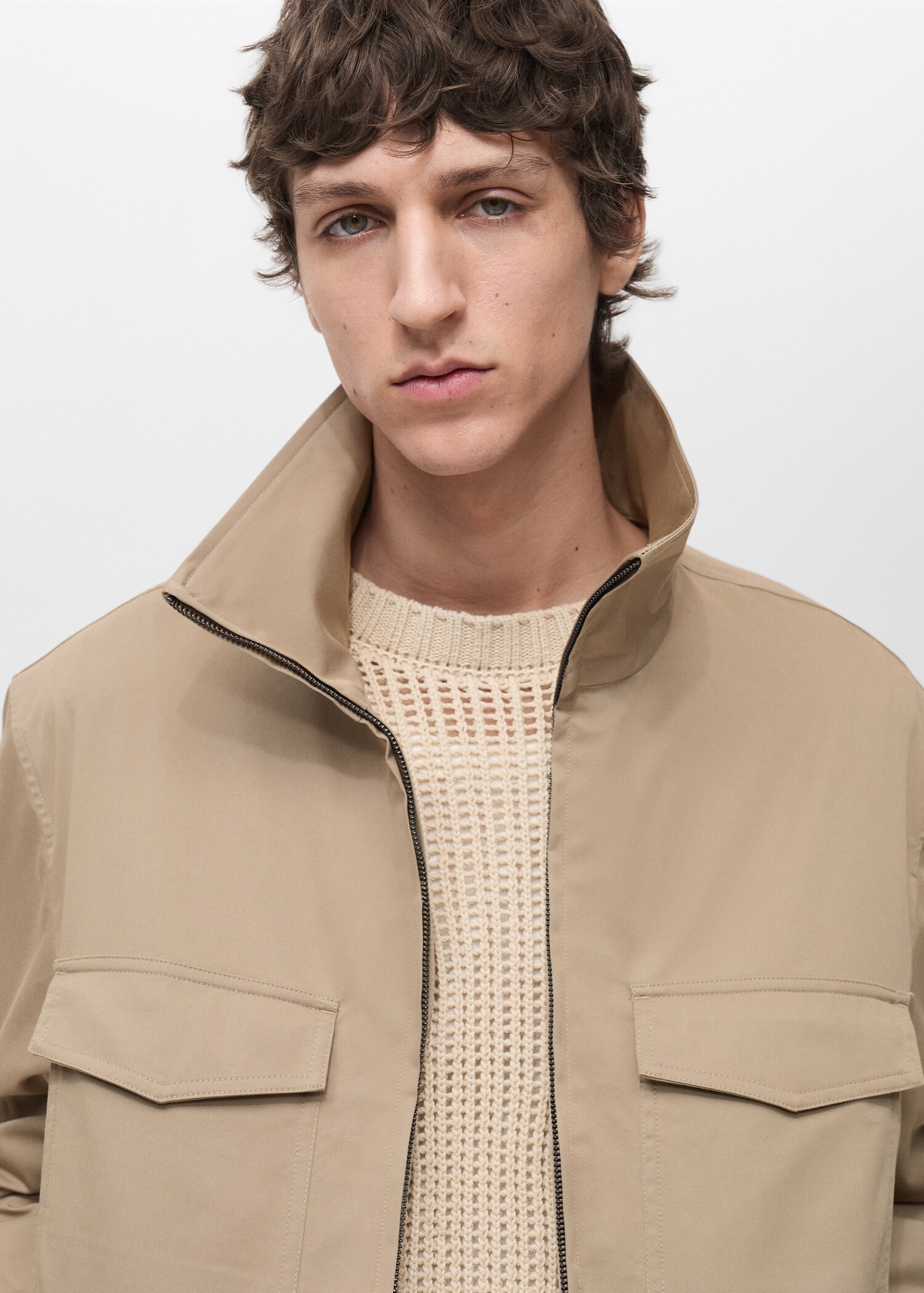 Cazadora algodón relaxed fit - Detalle del artículo 1