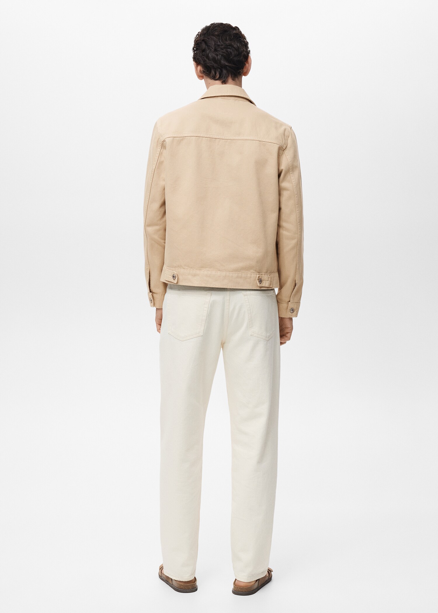 Jeansjacke mit Taschen - Rückseite des Artikels