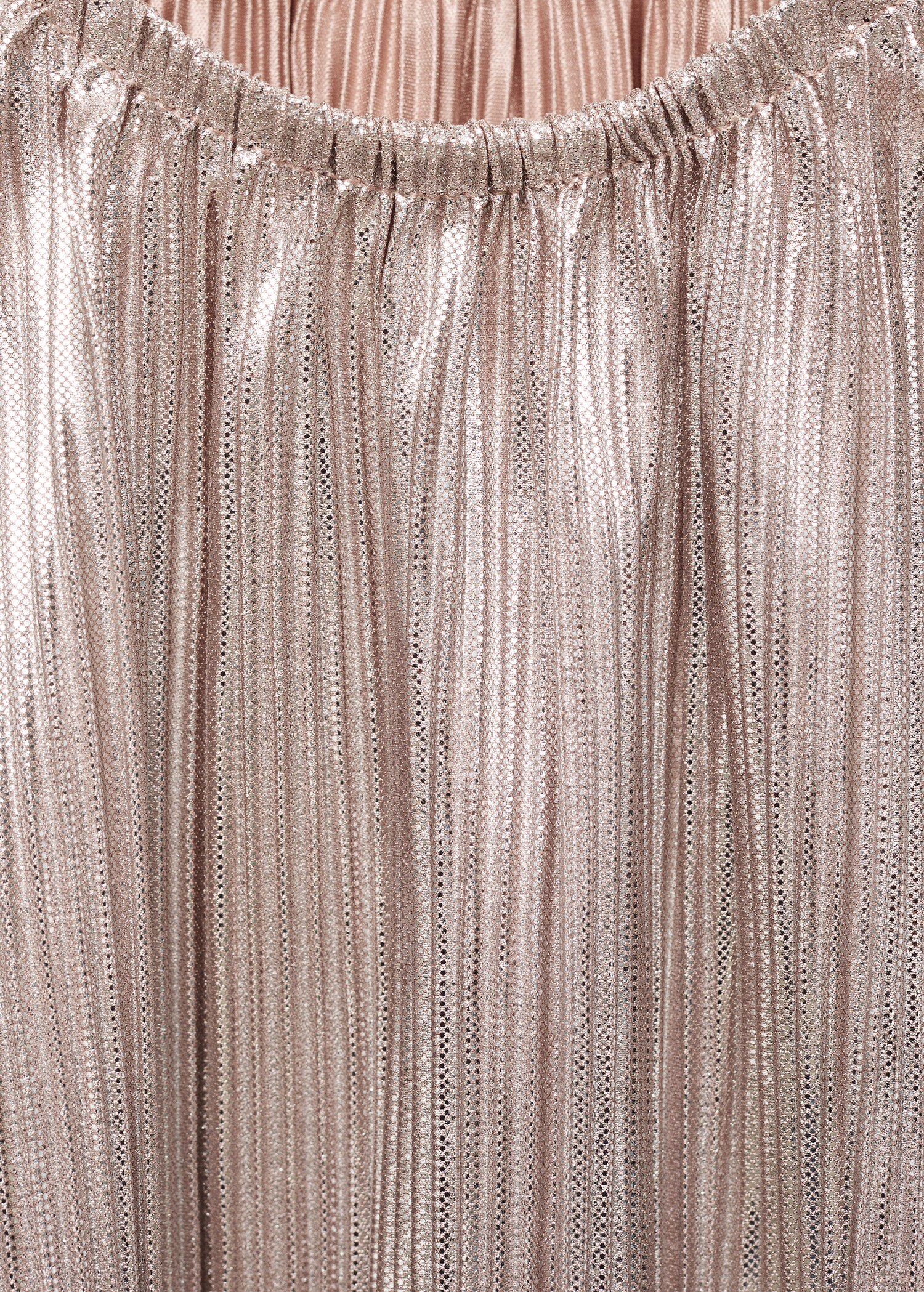 Metallic pleated shirt - Details of the article 0