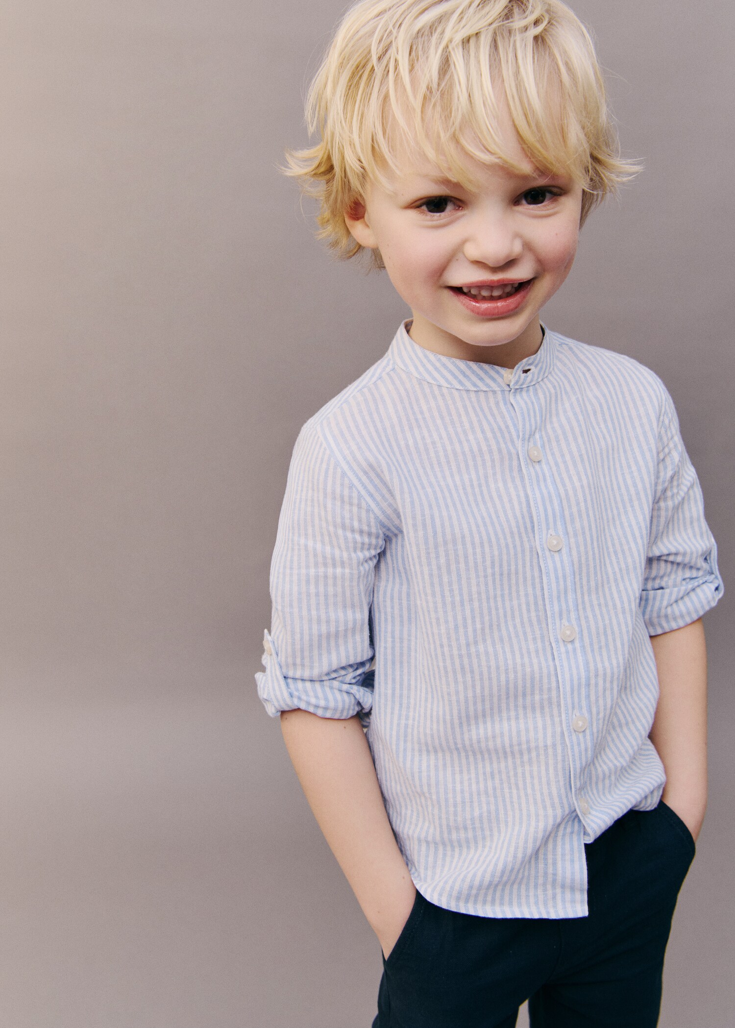 Camisa lino rayas - Detalle del artículo 5