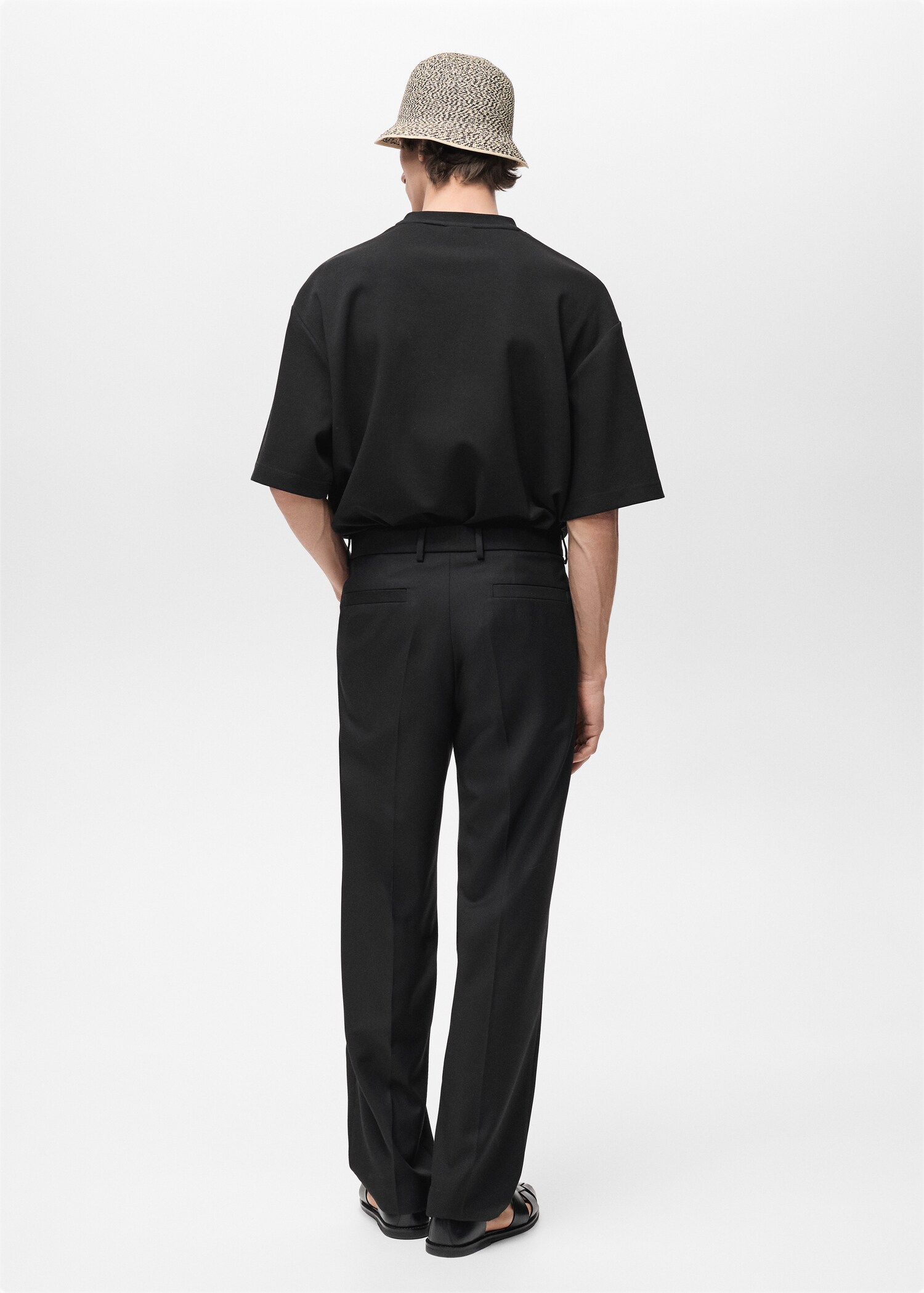 T-shirt oversize poche - Verso de l’article