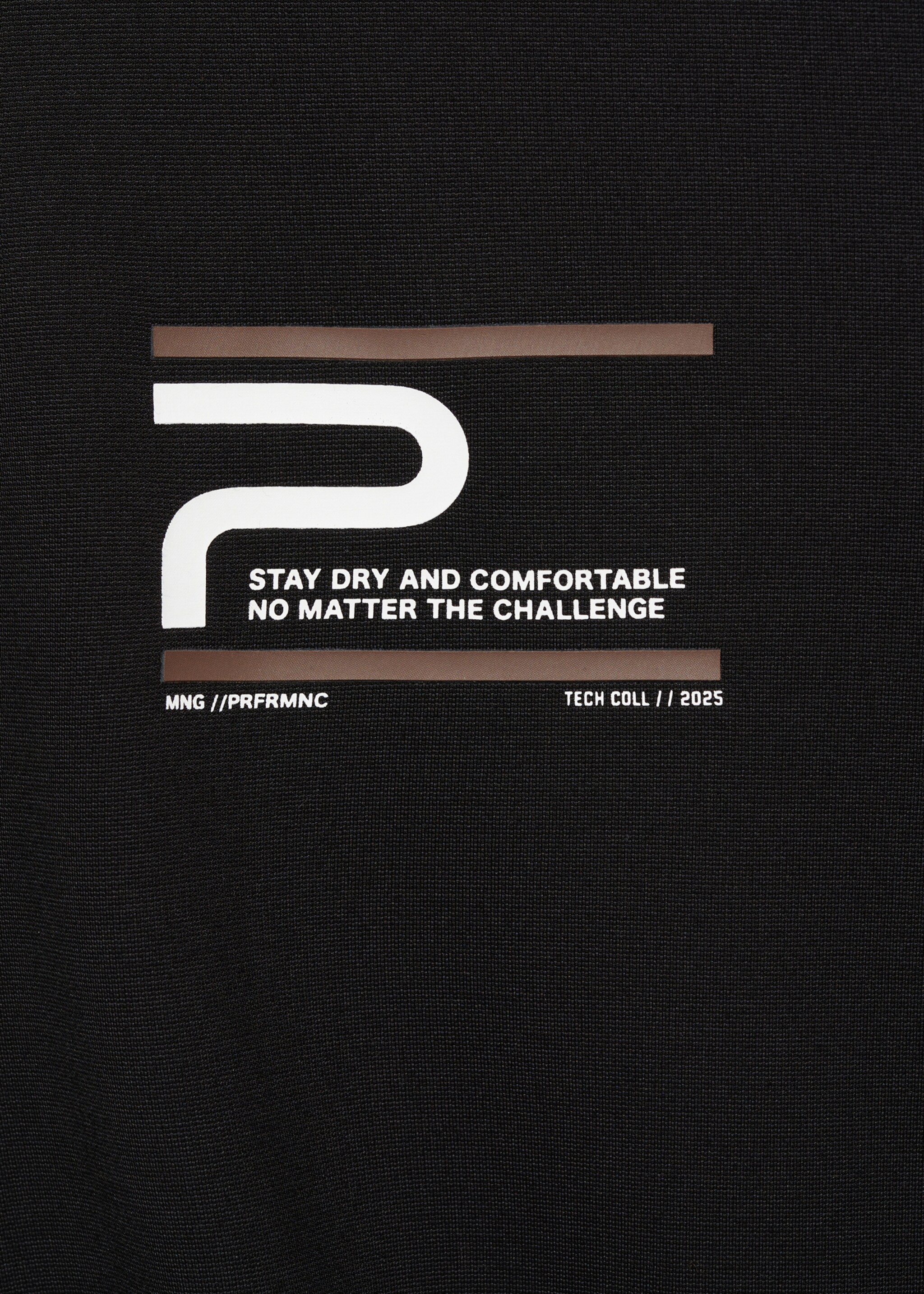 Slim Fit T-Shirt mit Aufdruck COOLMAX® - Detail des Artikels 8, Schwarz. Ref: 87004408-00.